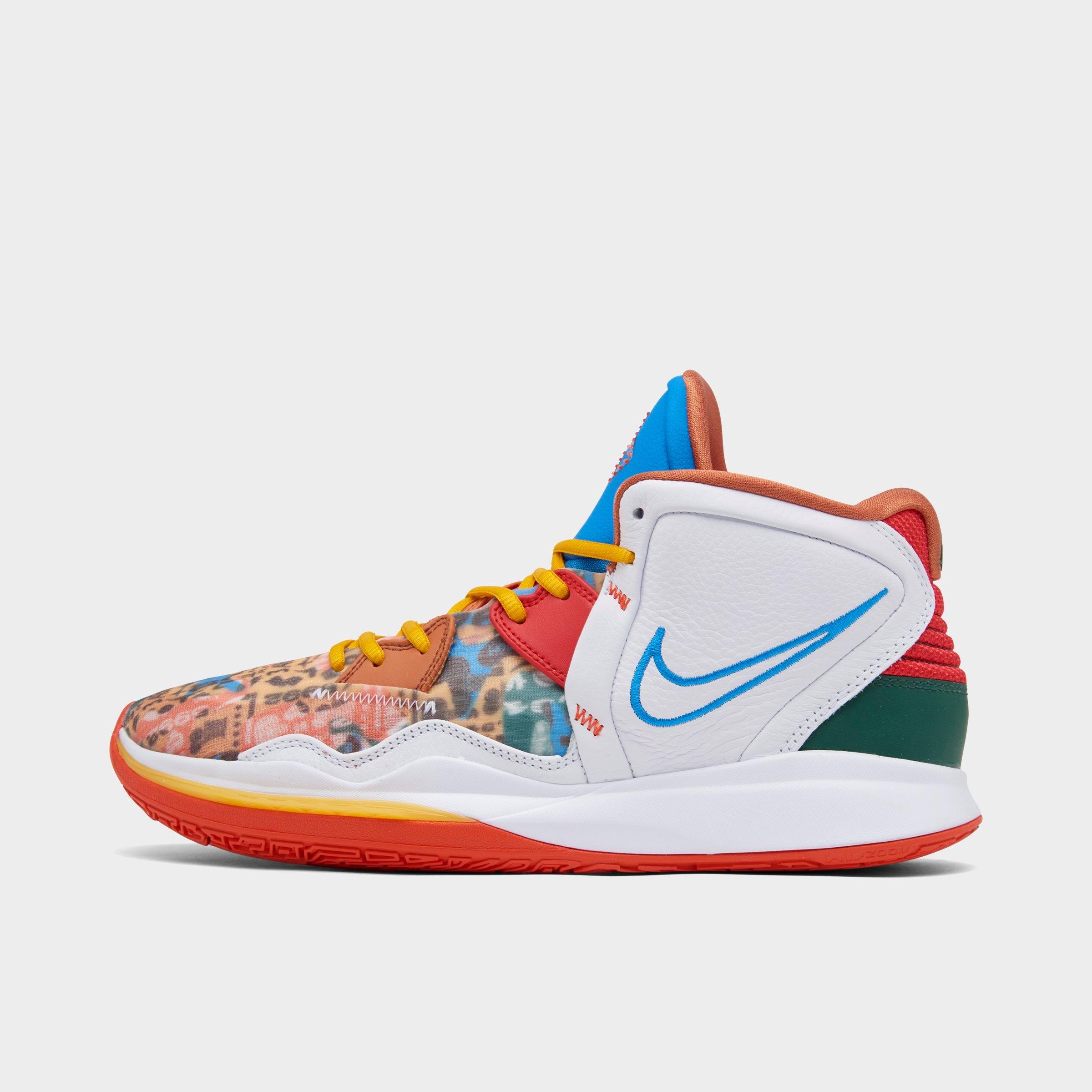 Nike Kyrie Infinity Basketball Shoes In White/light Photo Blue/university Red