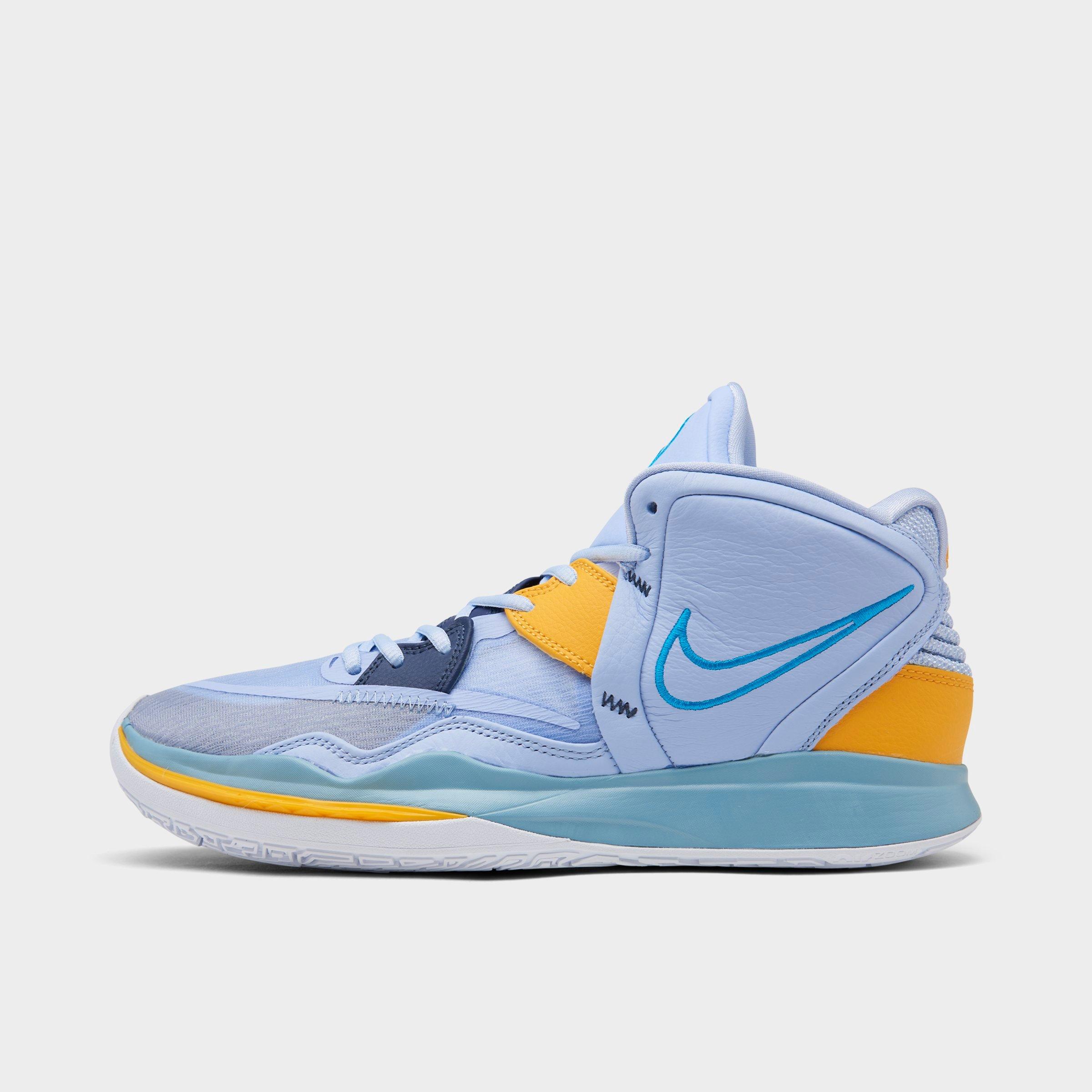 Nike Kyrie Infinity High-top Sneakers In Light Marine/laser Blue/worn Blue/thunder Blue/university Gold/football Grey