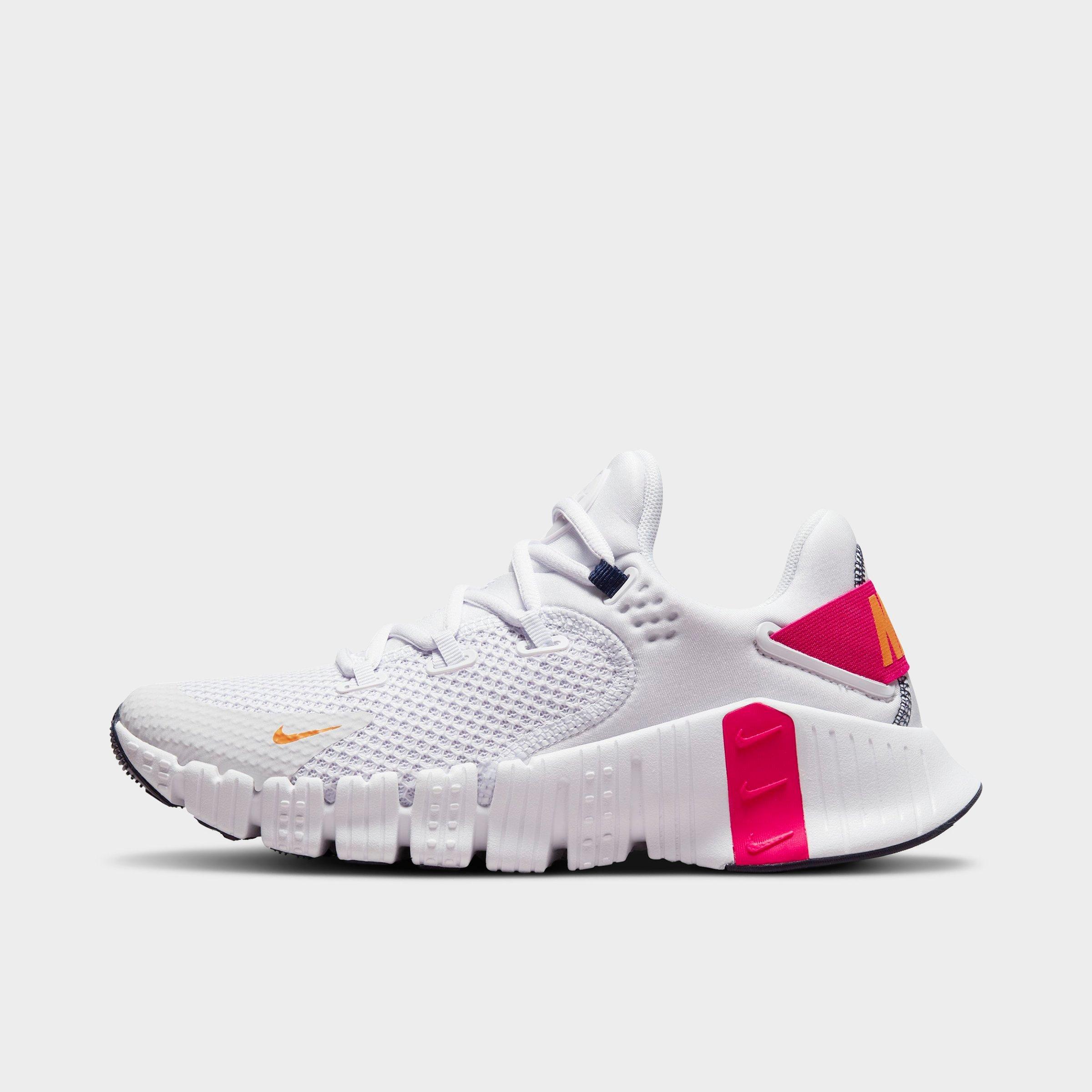 Nike Women's Free Metcon 4 Training Shoes Size 8.0 In Iris Whisper/light Curry/rush Pink/white