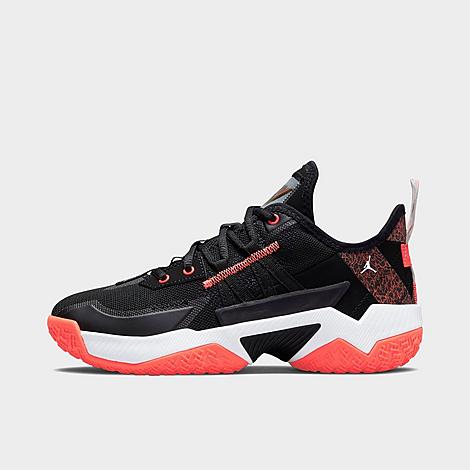 Nike Jordan Big Kids' One Take Ii Basketball Shoes In Black/bright Crimson-white