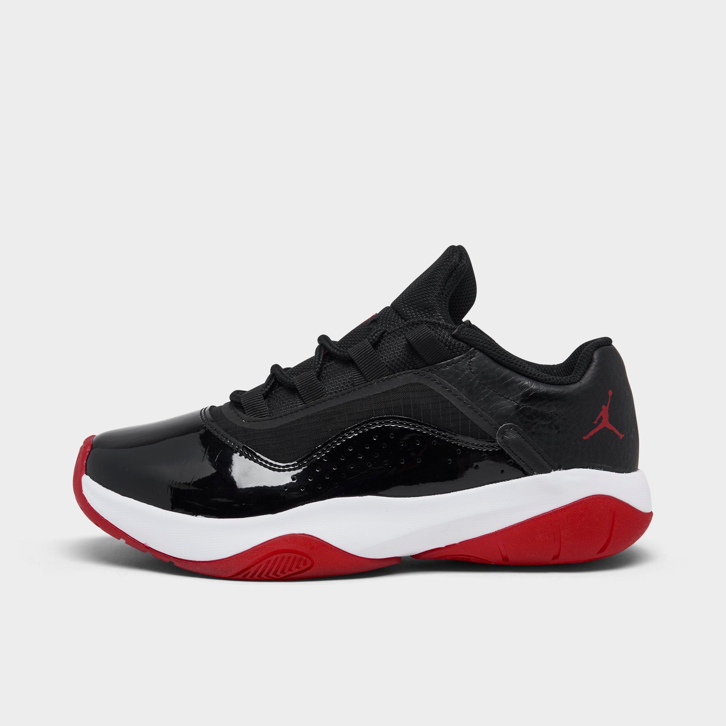 Nike Jordan Big Kids' Air 11 Cmft Low Casual Shoes In Black/varsity Red ...