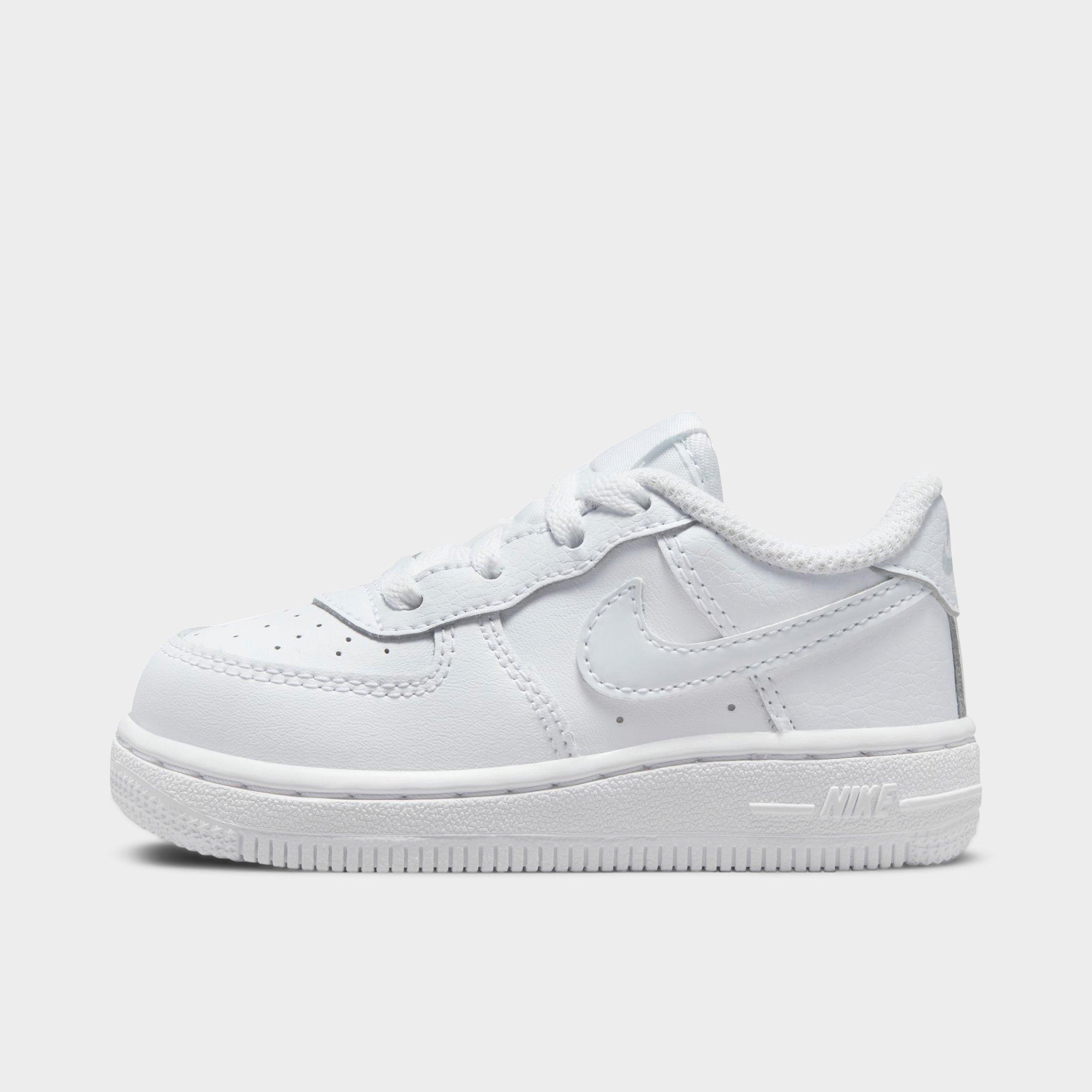 Nike Babies'  Kids' Toddler Air Force 1 Casual Shoes In White/aura