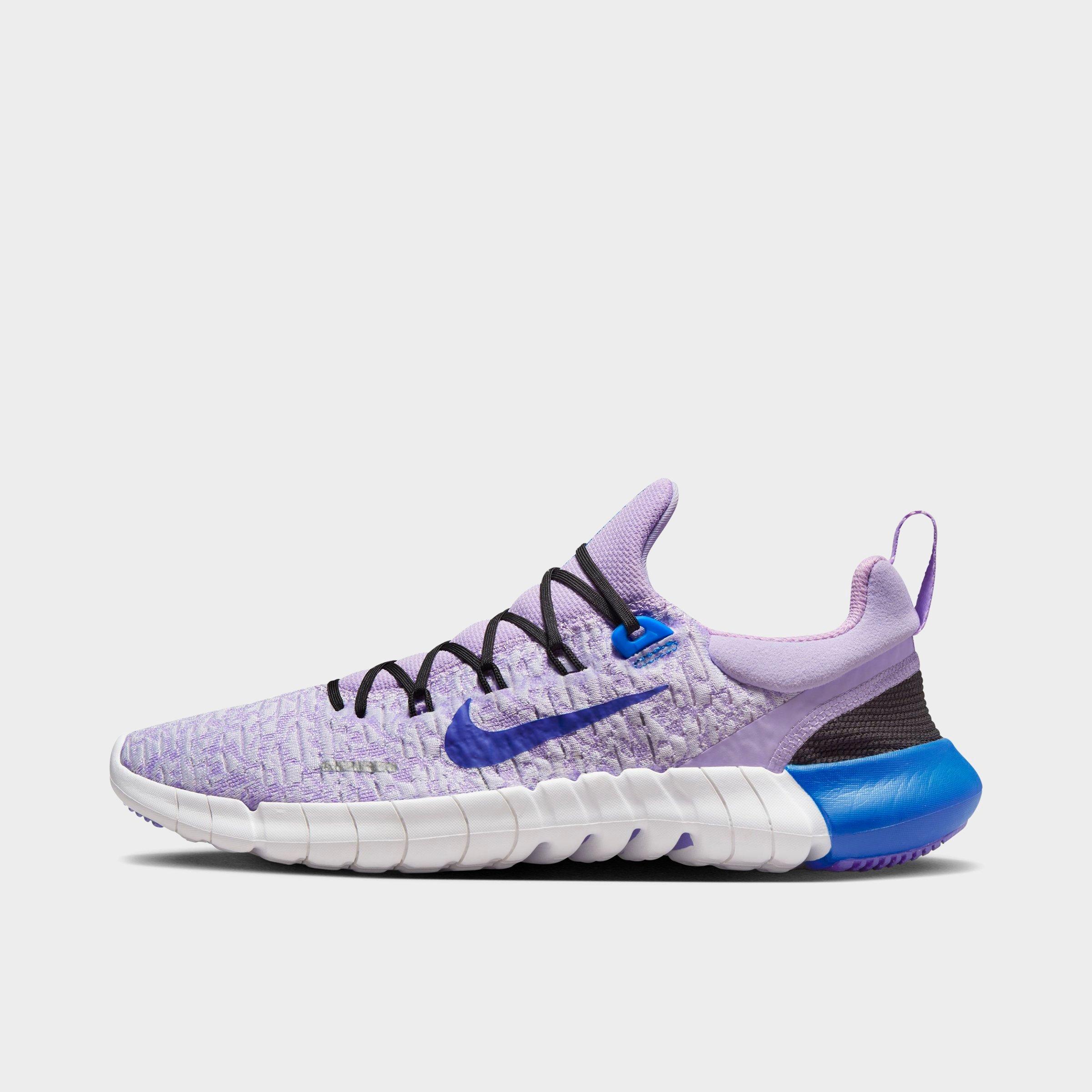 Nike Free Rn 5.0 2021 Running Shoe In Nature Lilac/black/barely Grape/racer Blue