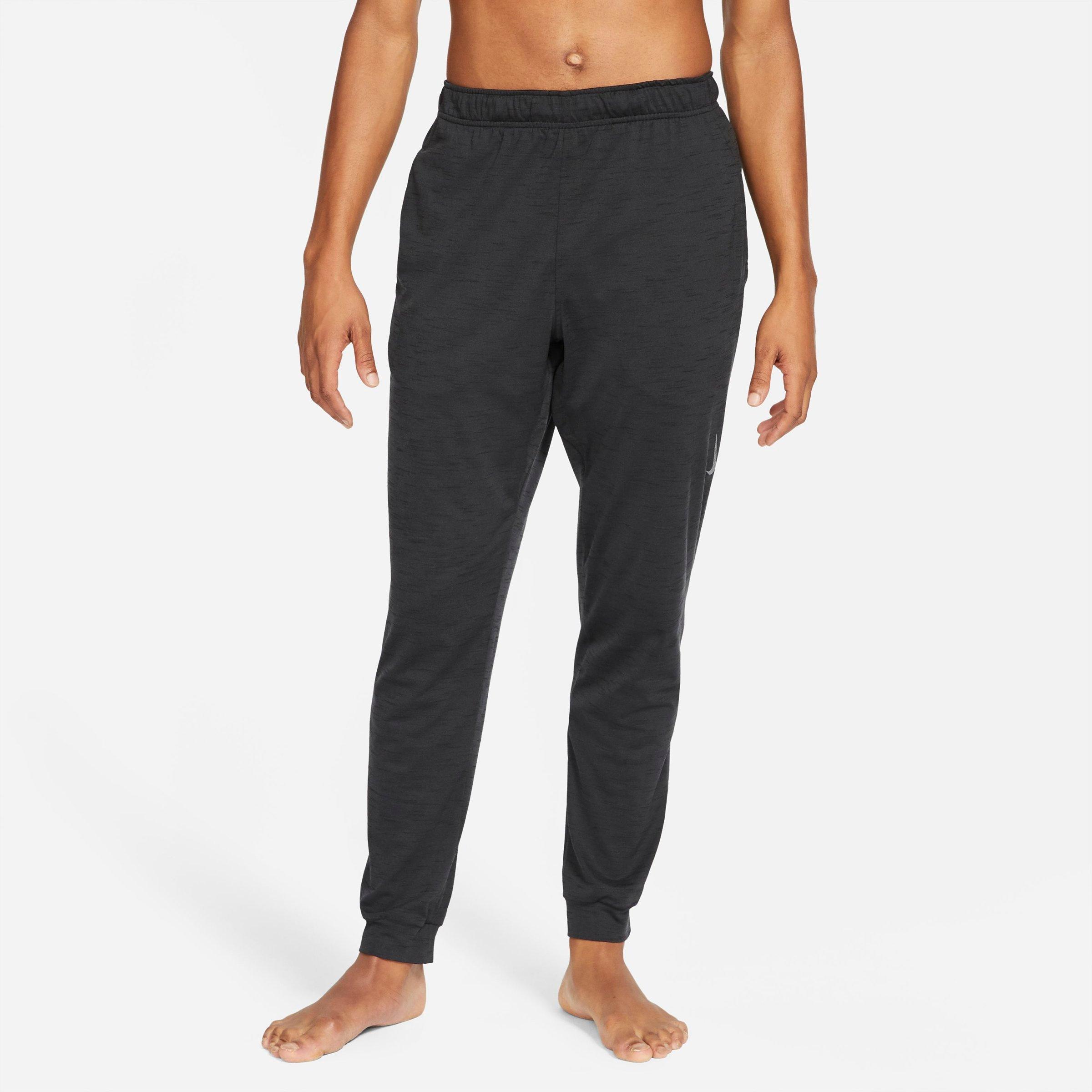 Nike Men's Yoga Dri-FIT Jogger Pants in Black/Off Noir Size Medium Cotton/Polyester/Spandex