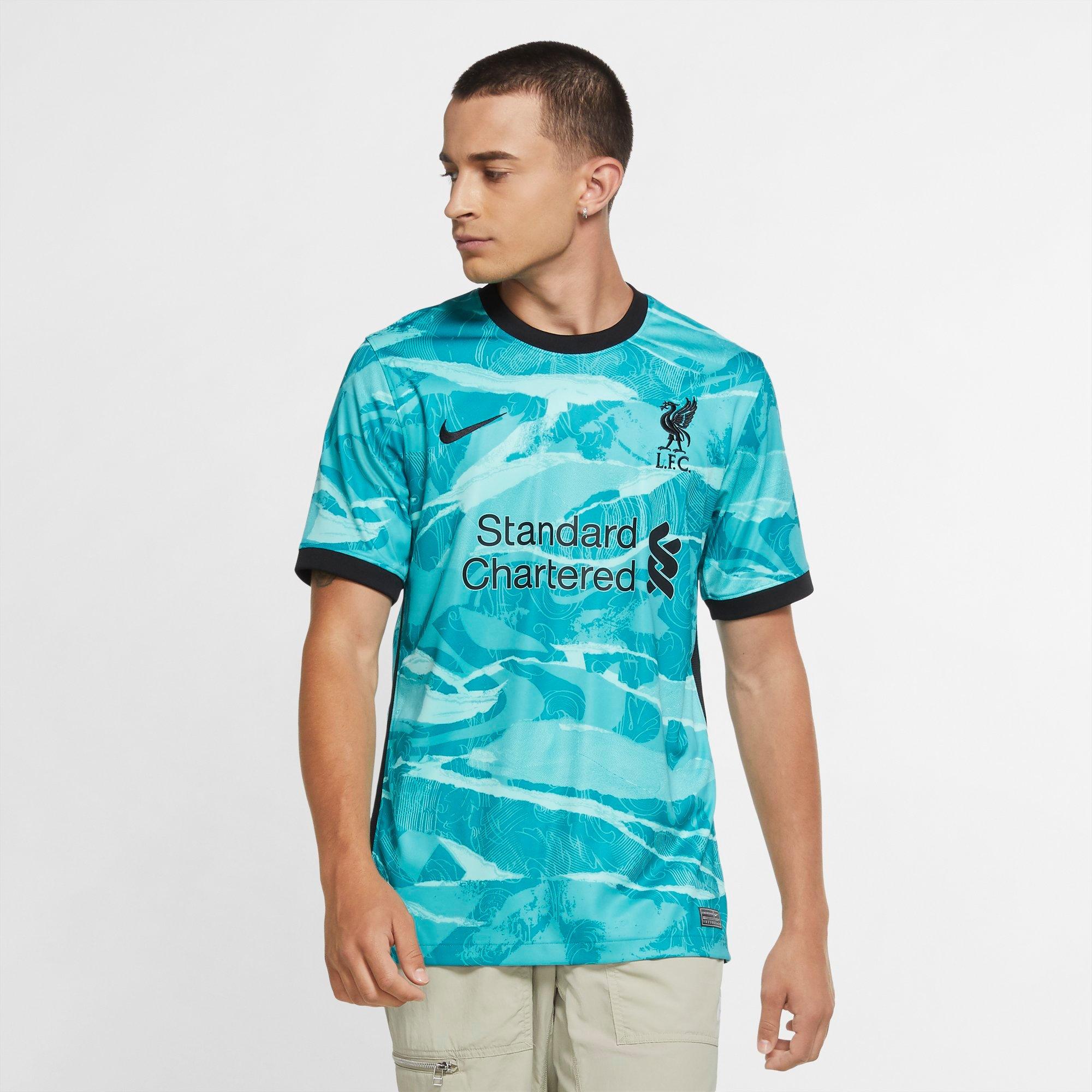 Men's Nike Liverpool FC 2020-21 Stadium Away Soccer Jersey| Finish Line