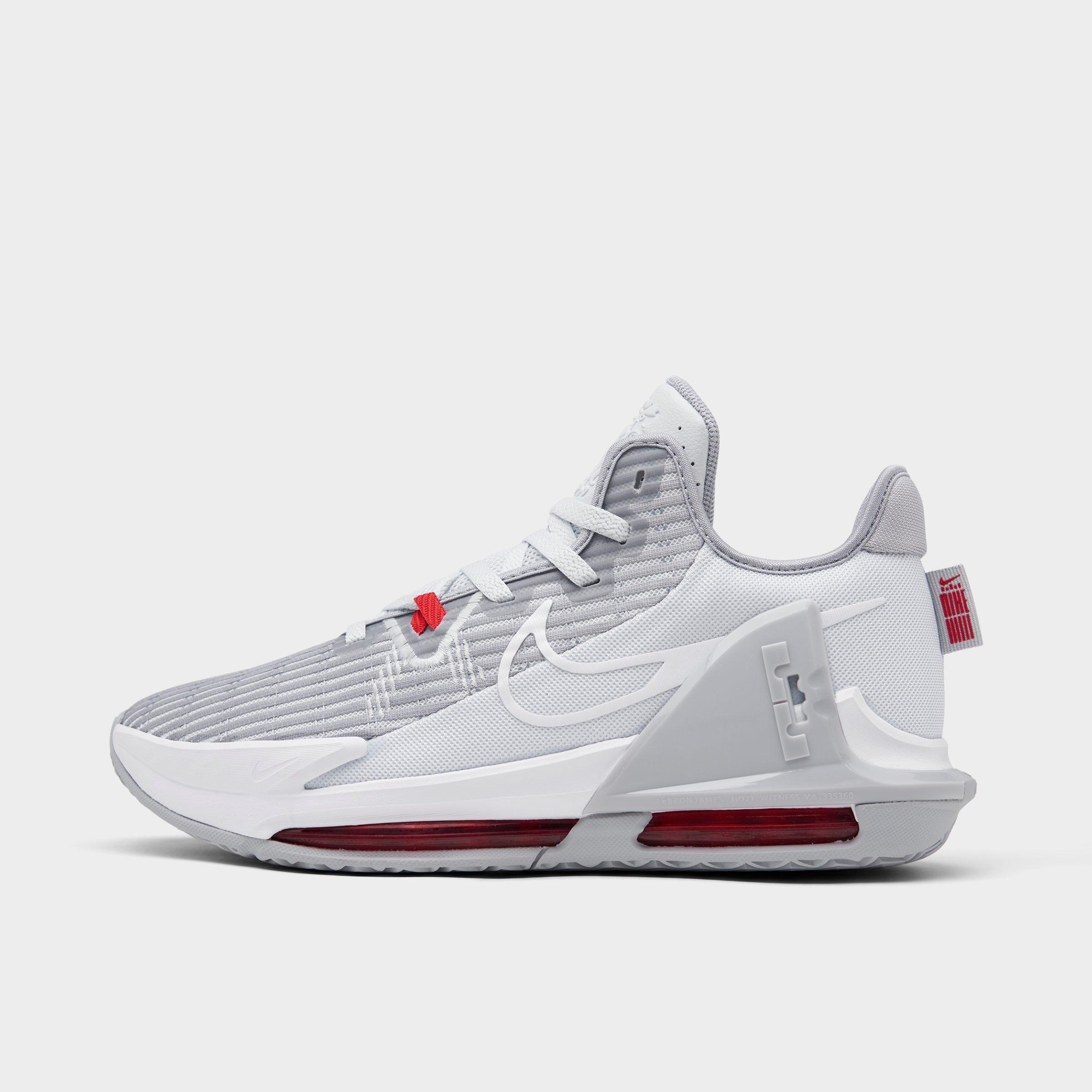 Nike Lebron Witness 6 Basketball Shoes In Pure Platinum/wolf Grey