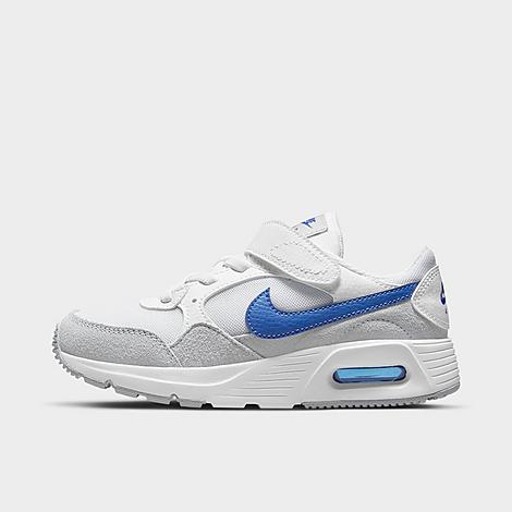 Nike Little Kids' Air Max Sc Casual Shoes In White/game Royal/wolf Grey