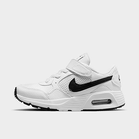 Nike Little Kids' Air Max Sc Casual Shoes In White/black/white