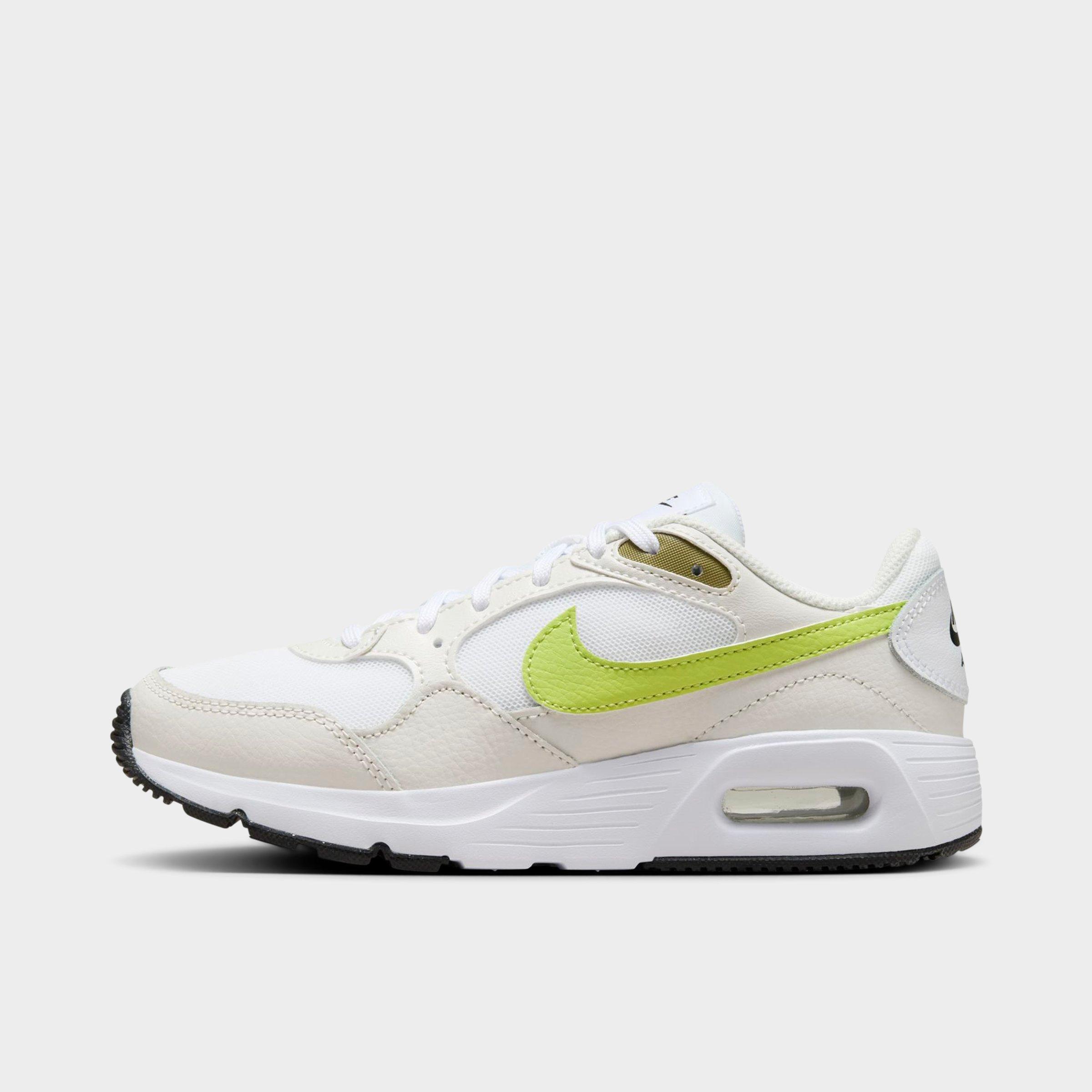 Nike Big Kids Air Max SC Casual Shoes in White/Phantom/Black Size: 3.5