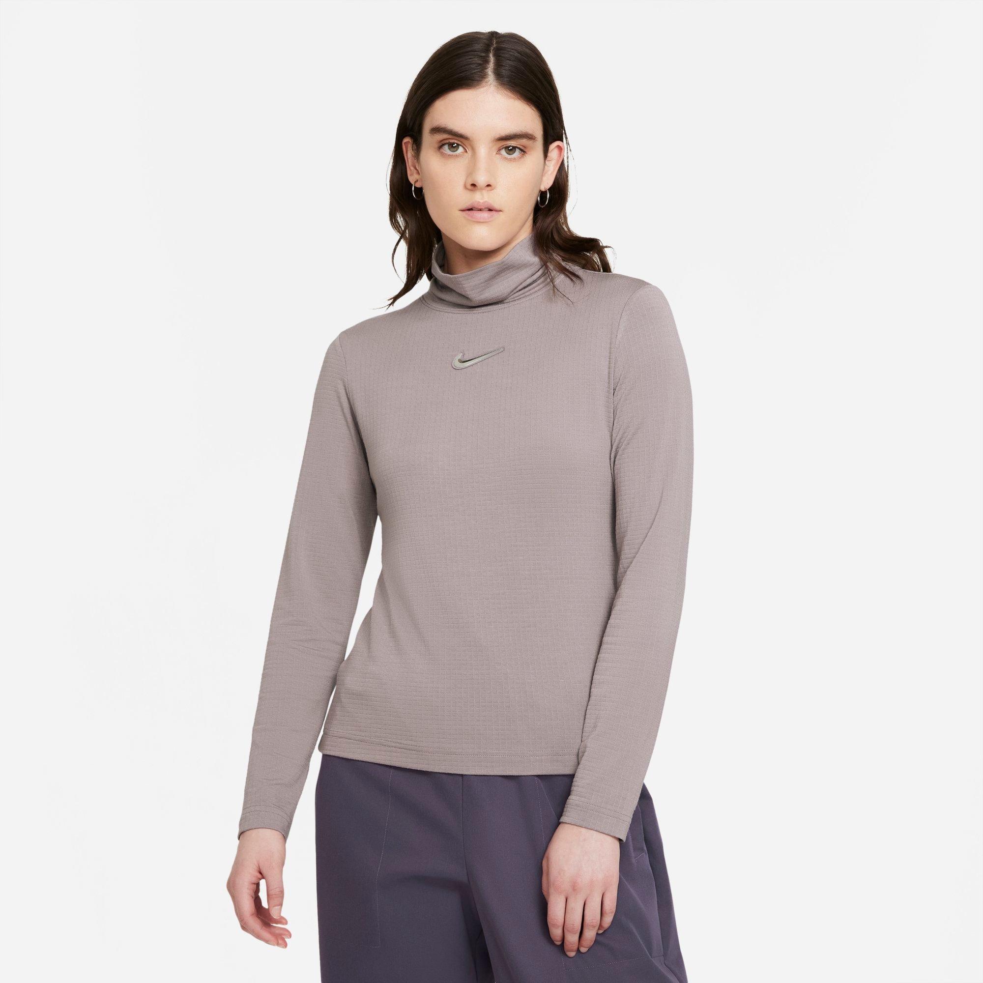 Nike Sportswear Swoosh Women's Long-sleeve Top In Purple Smoke