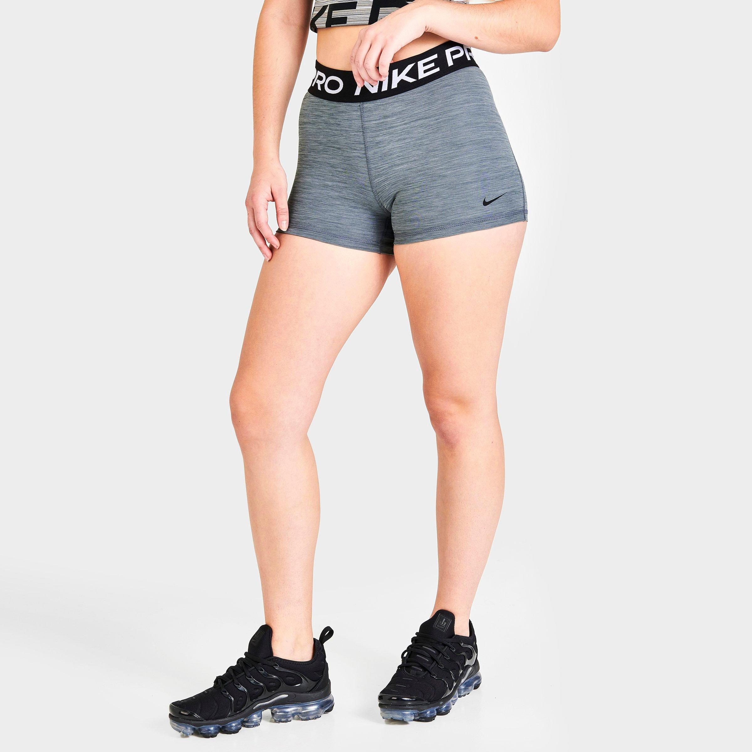 Nike Women's Pro Gym Shorts In Grey