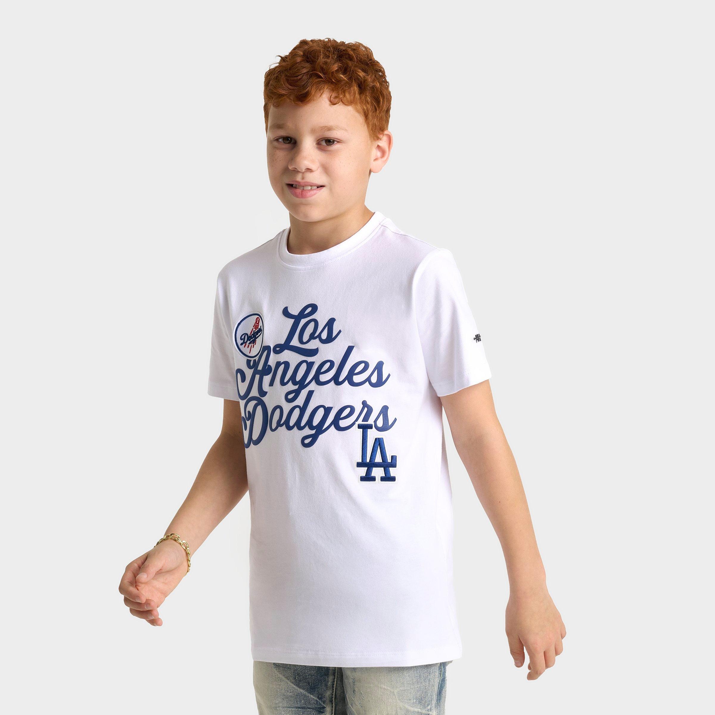 Pro Standard Big Kids Los Angeles Dodgers Mlb T-shirt In White