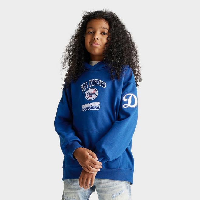 Big Kids' Pro Standard Los Angeles Dodgers MLB Turn It Up Pullover Hoodie