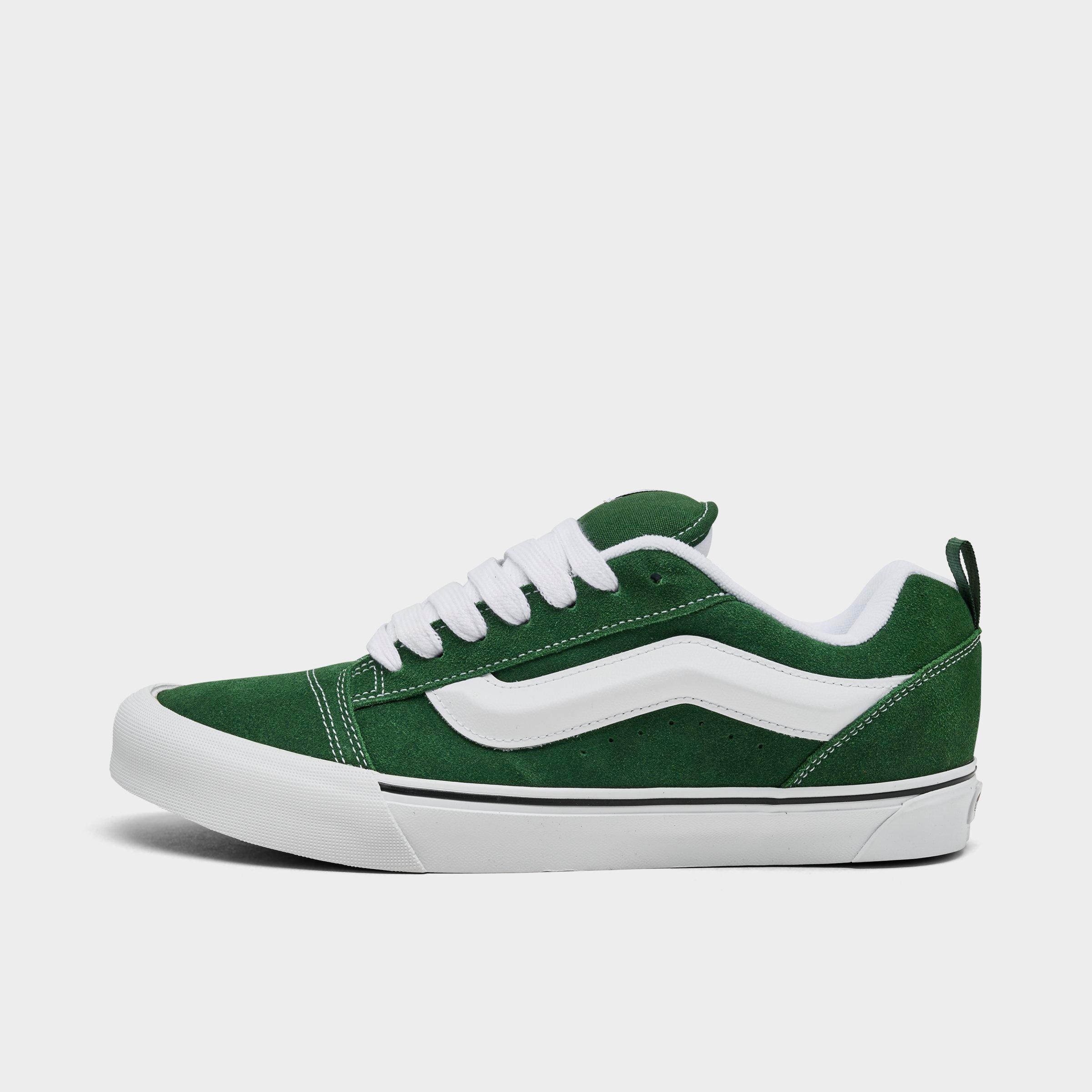 Vans Men's Knu Skool Casual Shoes in Green/Eden Green Size 11 Suede