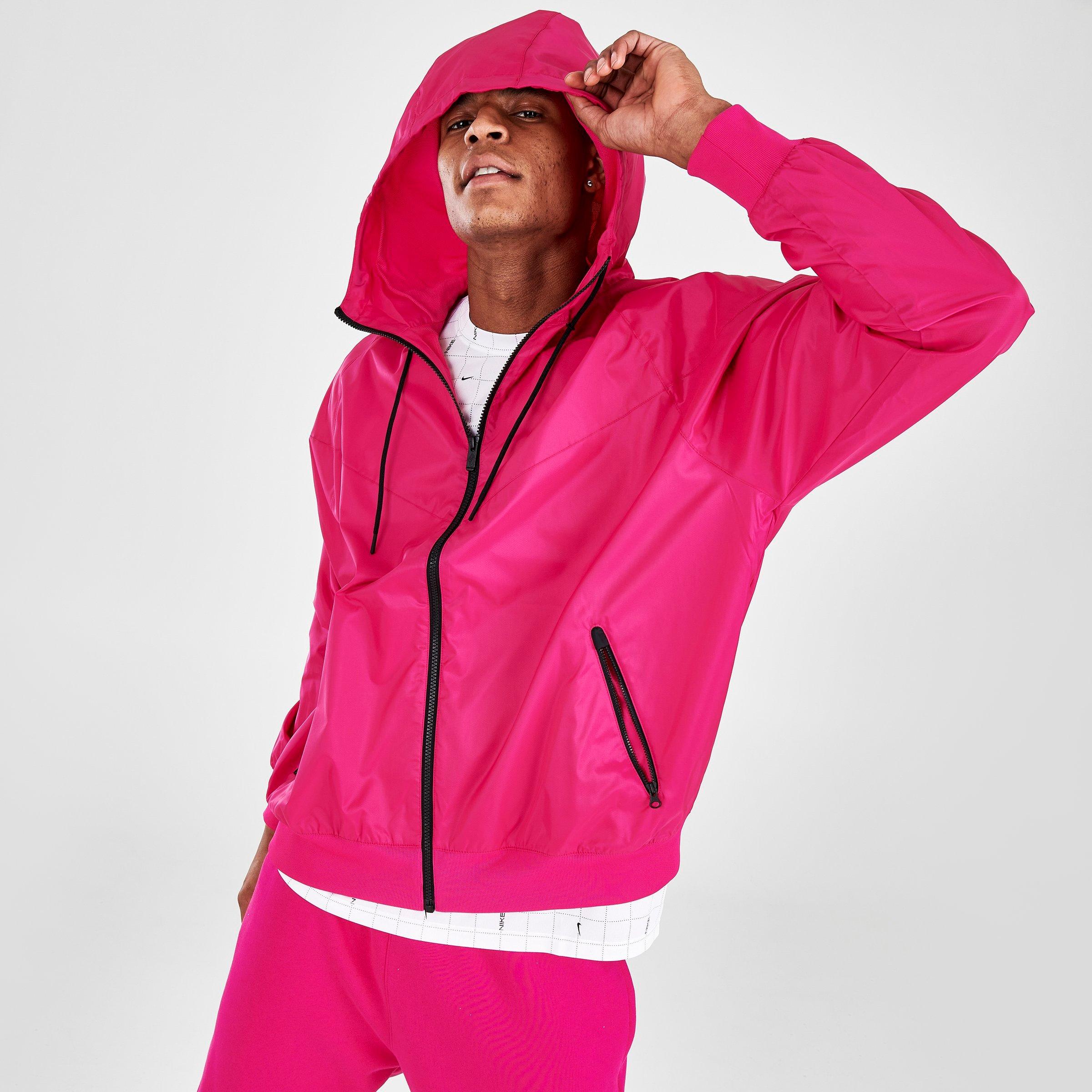 hot pink nike windbreaker