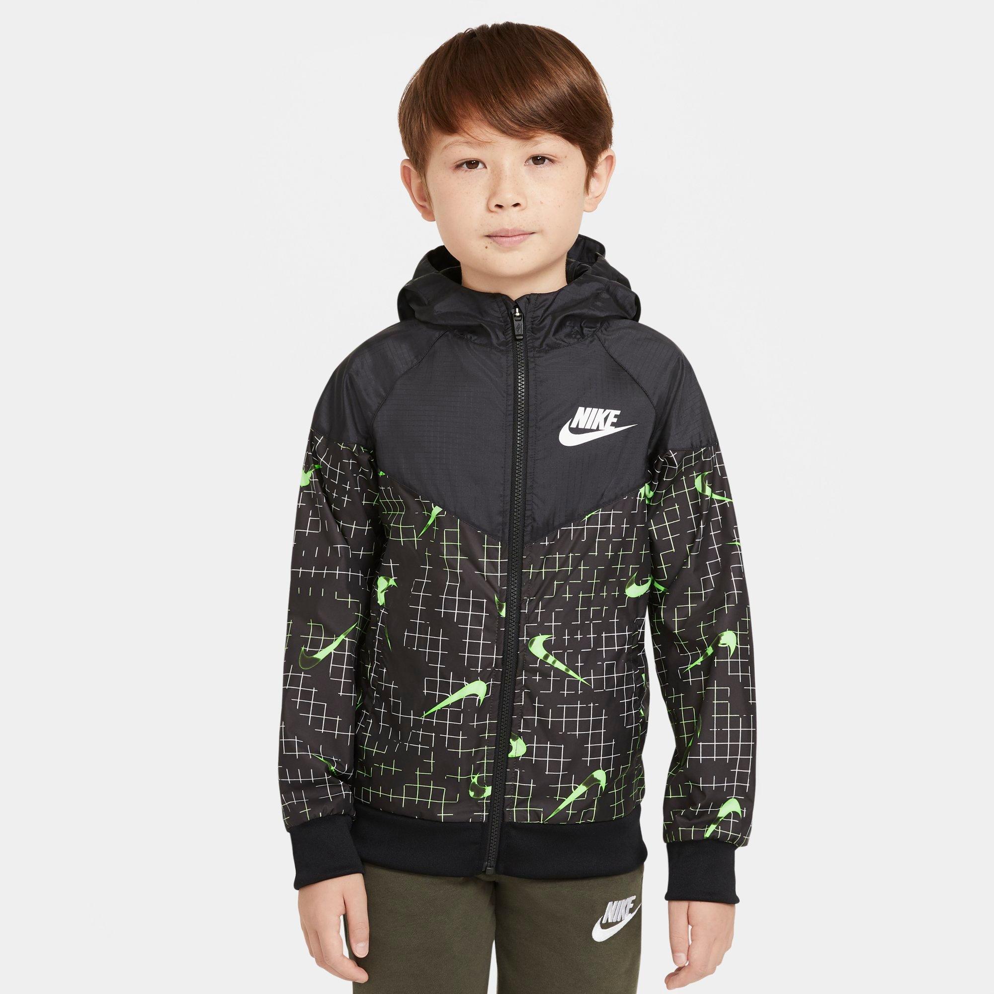 nike sportswear all over print track top