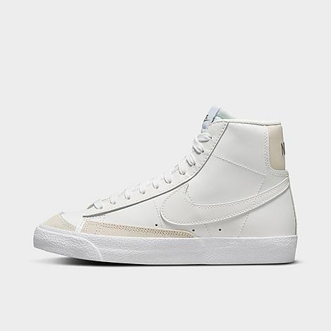 Nike Girls' Big Kids' Blazer Mid '77 Casual Shoes In Summit White/clear/light Orewood Brown/white