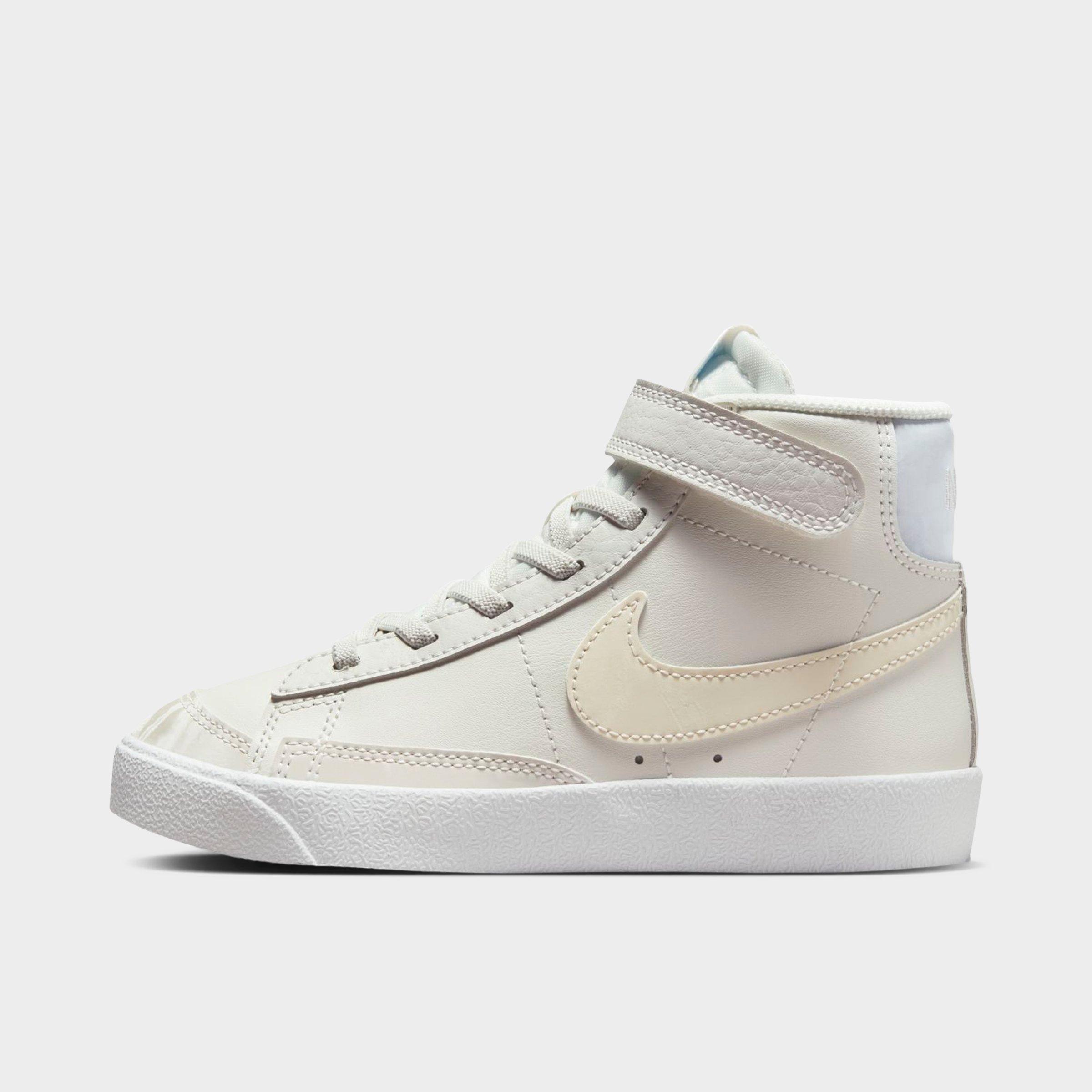 Nike Kids' Blazer Mid '77 High Top Sneaker In Phantom/football Grey/white/pale Ivory