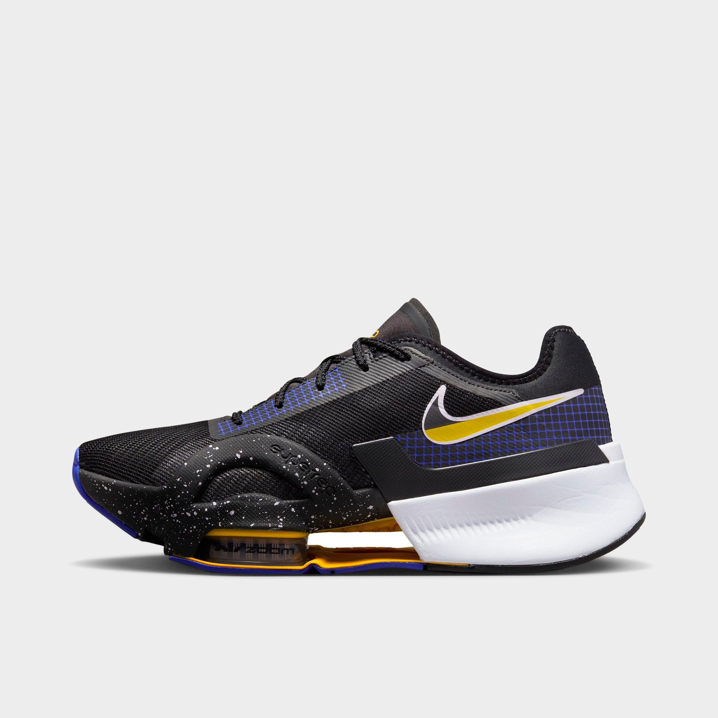 Nike Women's Air Zoom Superrep 3 Training Shoes In Black/doll/lapis/yellow Ochre