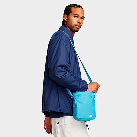 Nike Heritage Crossbody Bag Nylon/polyester In Blue