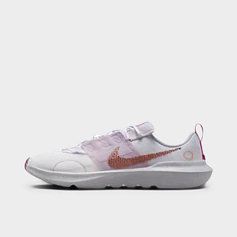 Nike Big Kids' Crater Impact Running Shoes In White/vivid Purple/violet Frost/metallic Copper