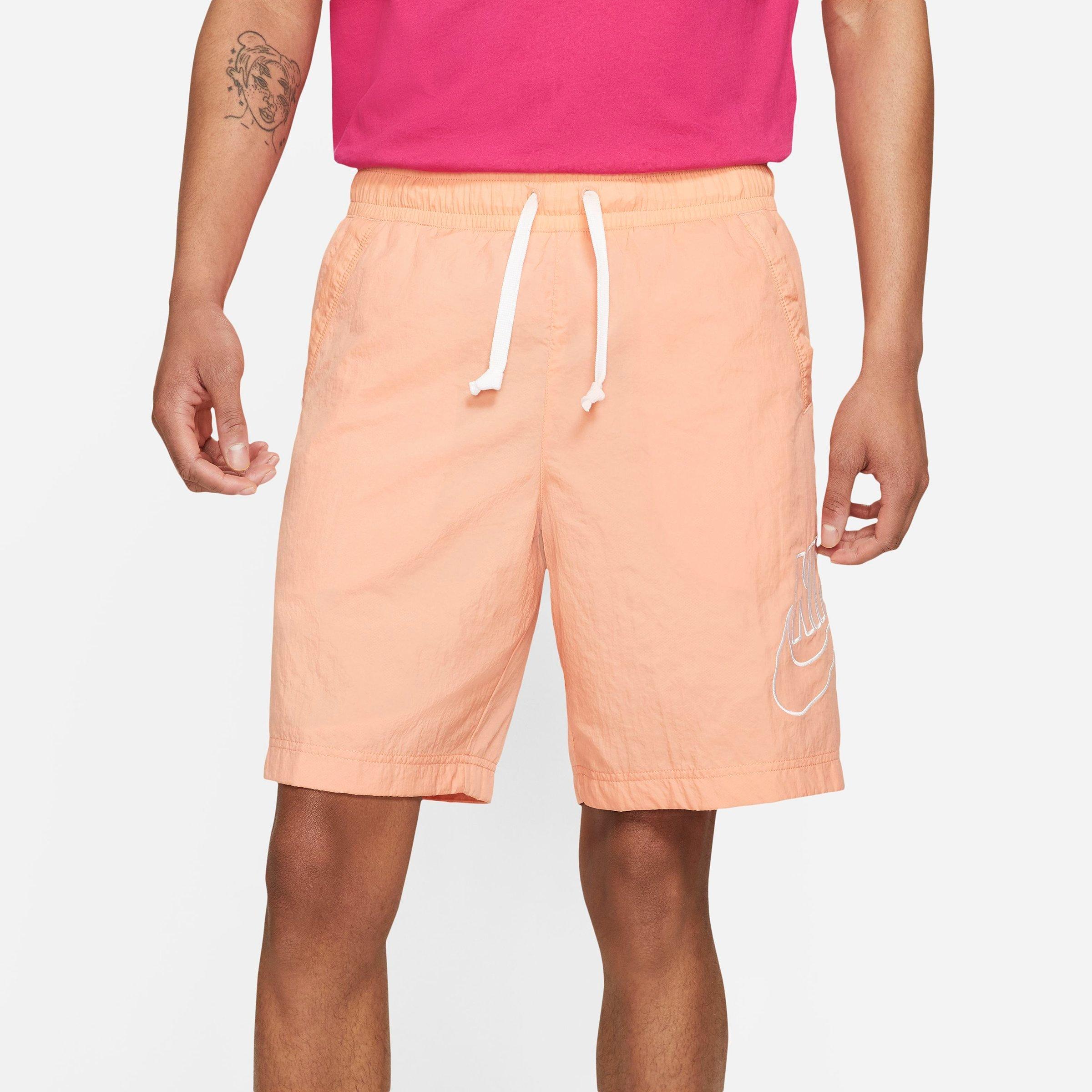 Nike Men's Sportswear Alumni Woven Shorts In Apricot Agate