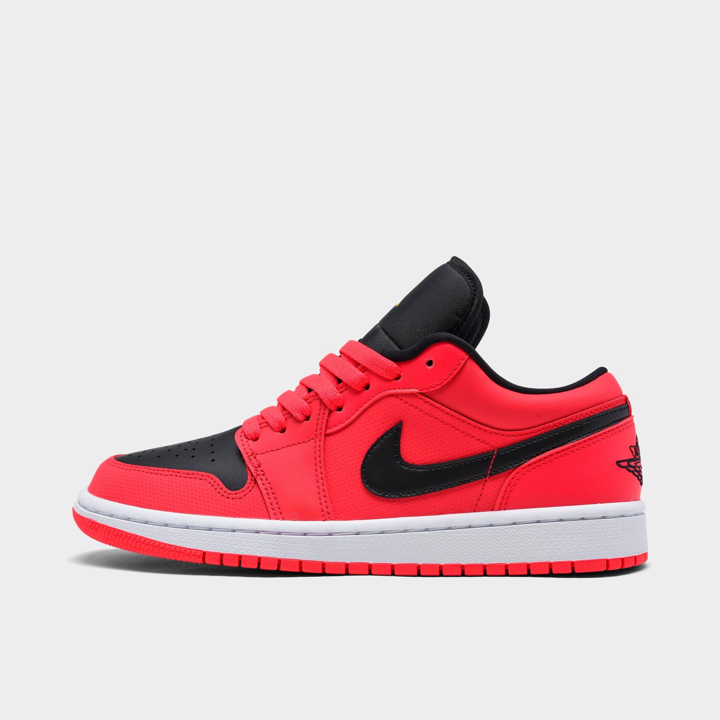 Nike Women's Air Jordan Retro 1 Low Casual Shoes In Red