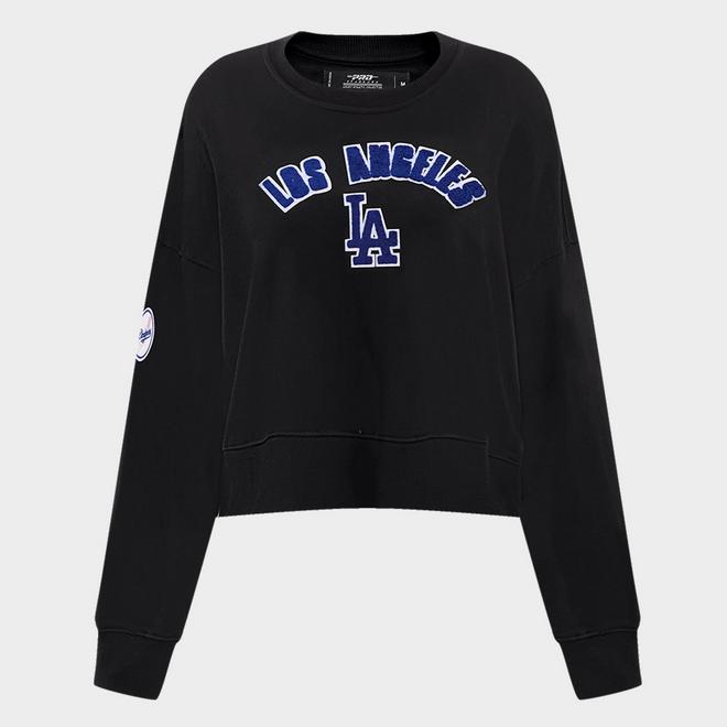 Women's Pro Standard Los Angeles Dodgers Classic Fleece Crewneck Sweatshirt