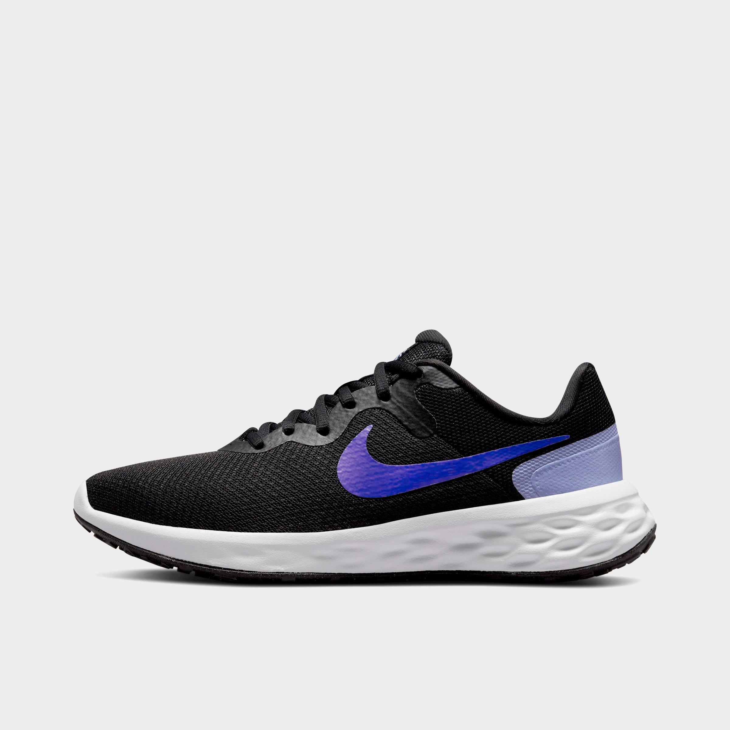 Nike Women's Revolution 6 Road Running Shoes In Black/lapis/light Thistle/white