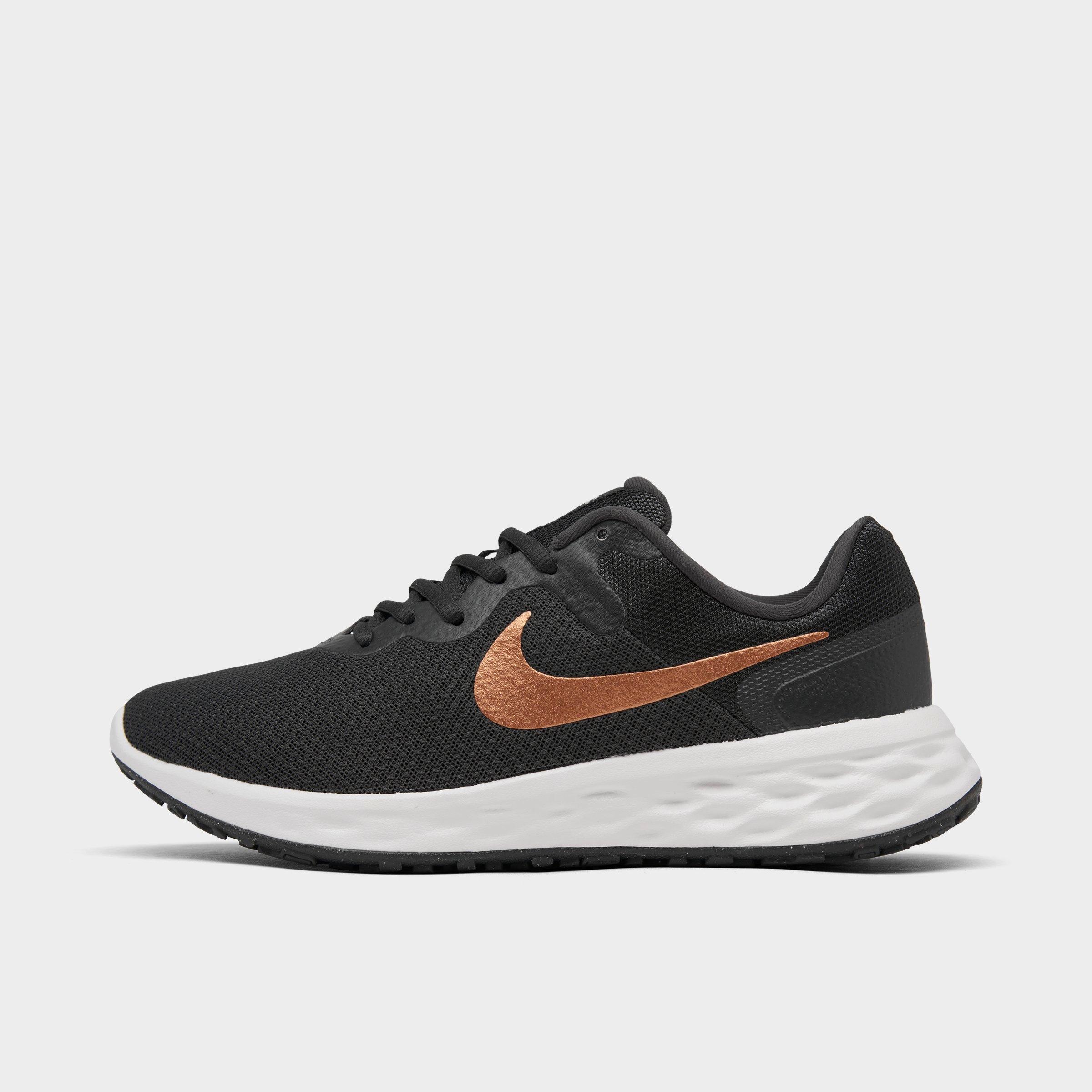 Nike Women's Revolution 6 Next Nature Running Shoes In Dark Smoke Grey/summit White/black/metallic Copper