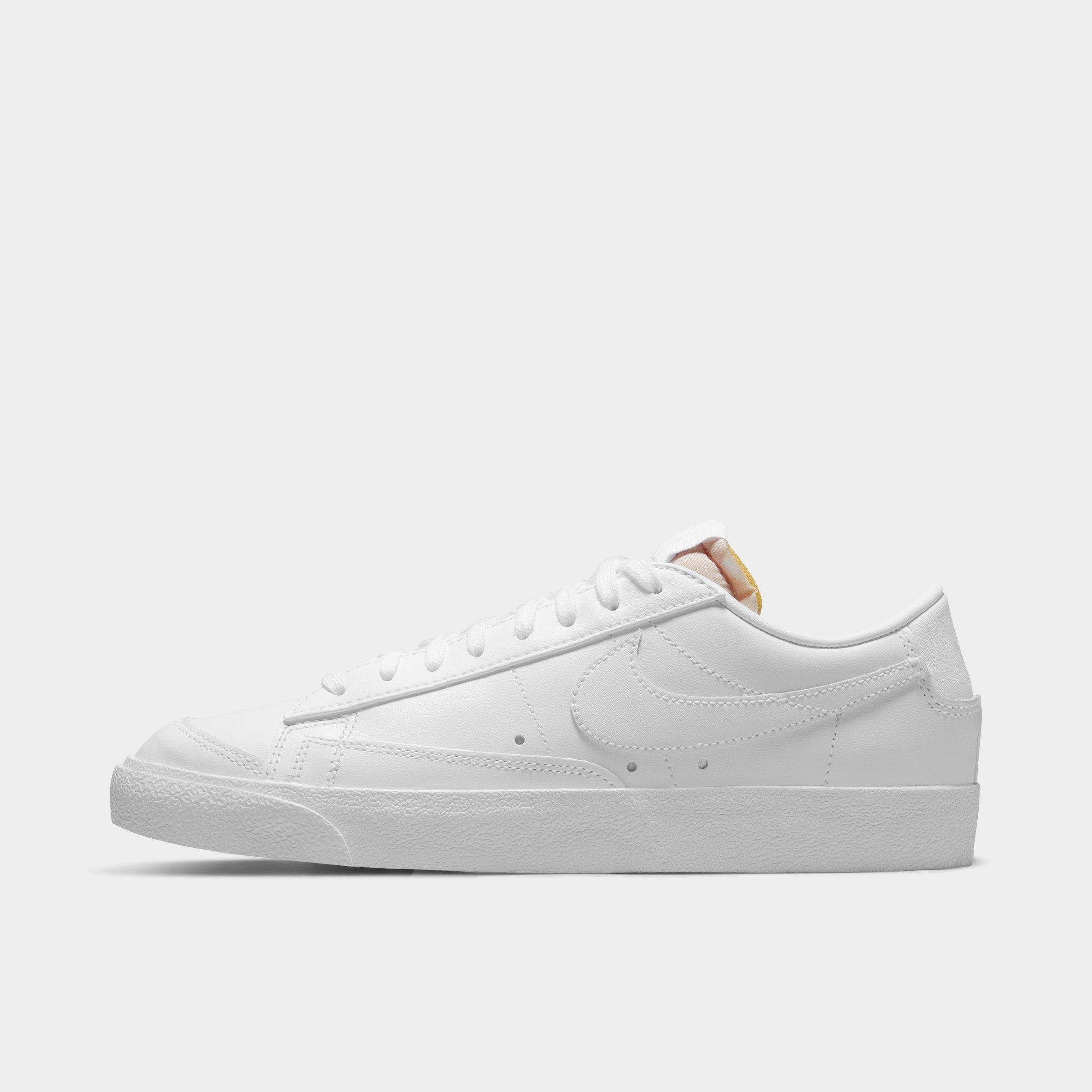 Nike Women's Blazer '77 Low Top Sneakers In White/white/white/white