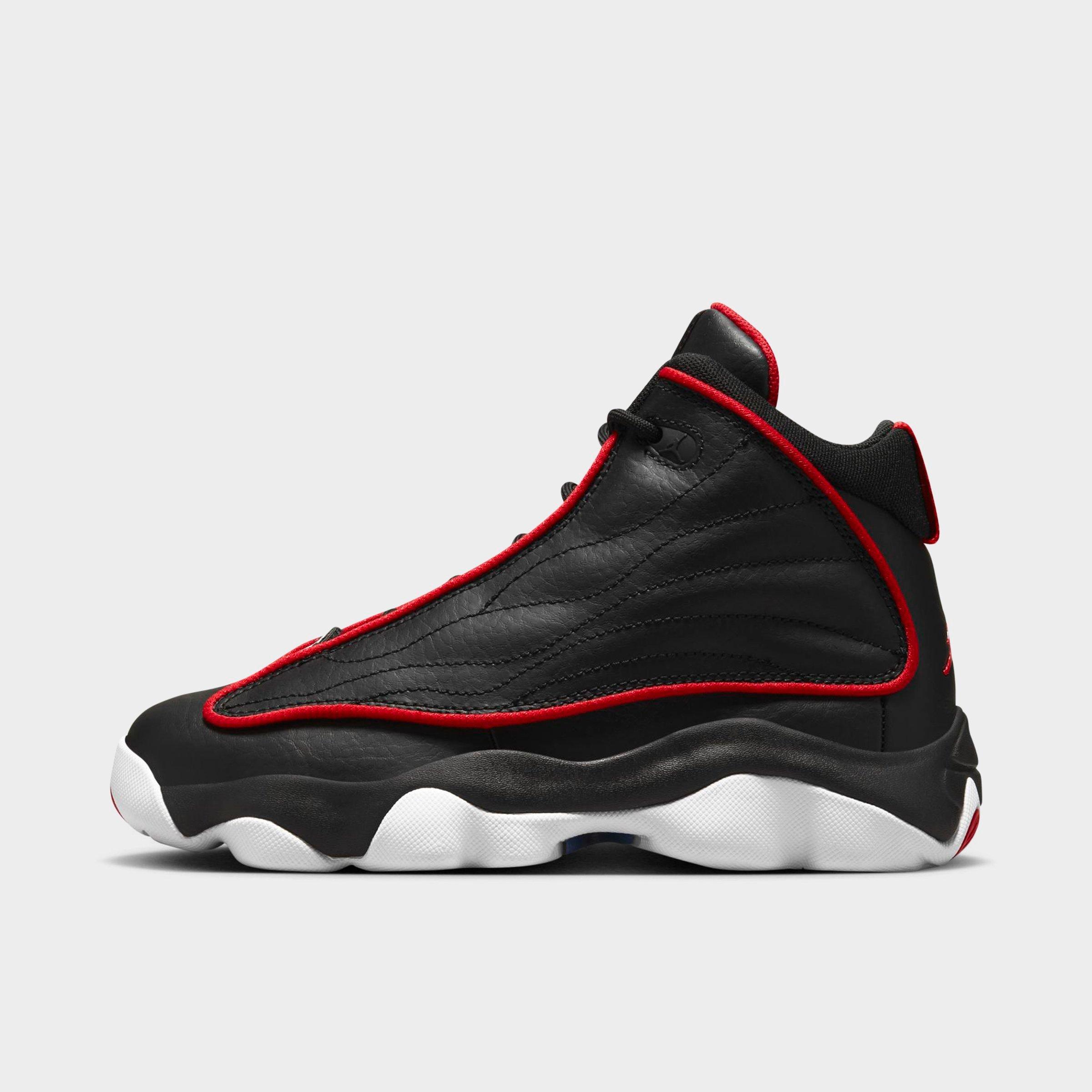 Nike Jordan Big Kids' Pro Strong Basketball Shoes In Black/university Red/white