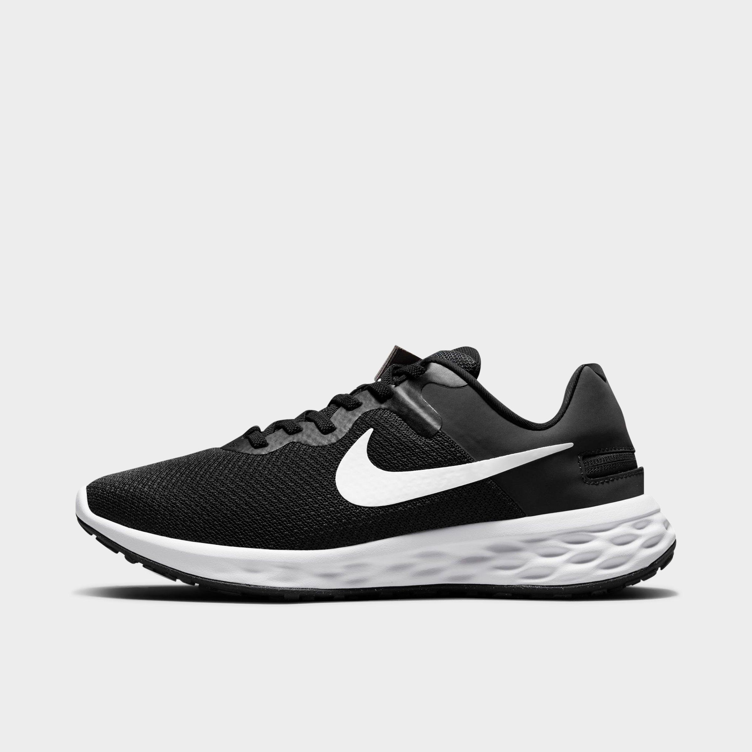 Nike Women's Revolution 6 Flyease Next Nature Road Running Shoes In Black/dark Smoke Grey/cool Grey/white