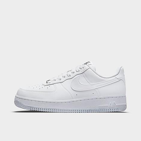 Shop Nike Women's Air Force 1 '07 Next Nature Casual Shoes In White/black/metallic Silver/white