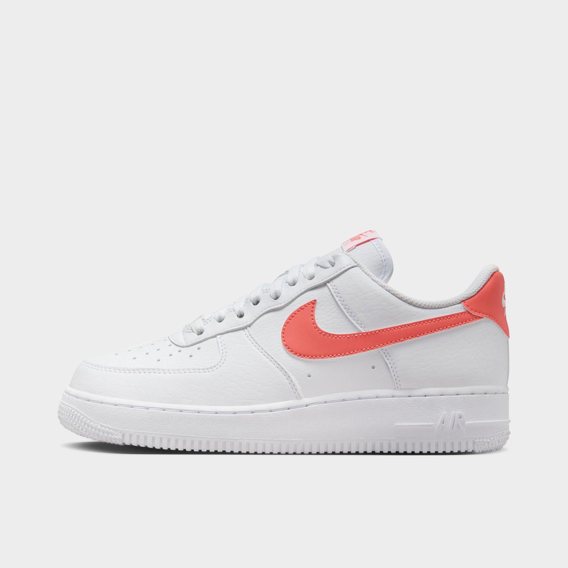 Nike Women's Air Force 1 '07 Next Nature Casual Shoes in White/Light Wild Mango Size: 5.0