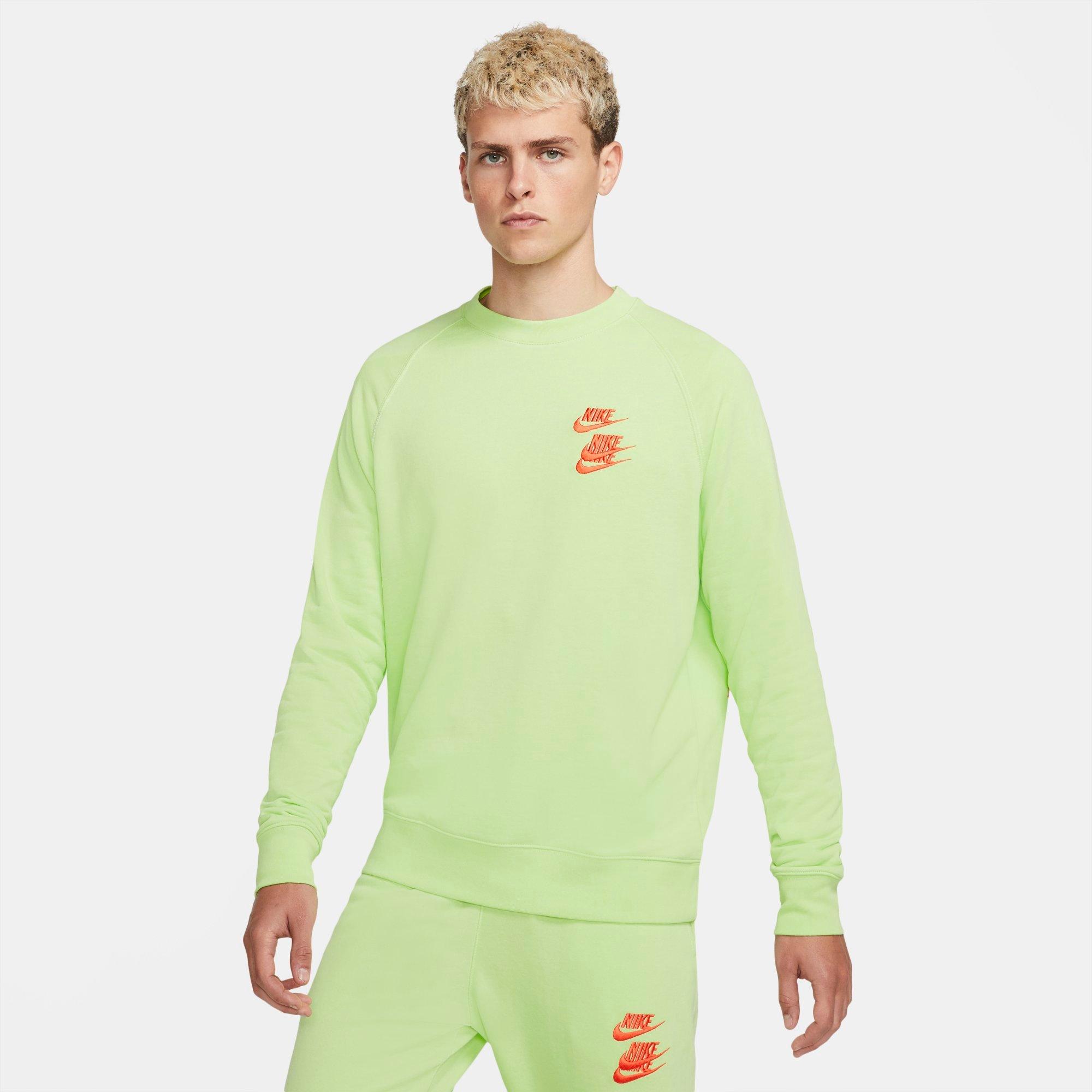 NIKE NIKE MEN'S SPORTSWEAR WORLD TOUR CREWNECK SWEATSHIRT,5742940