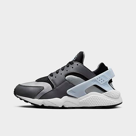 Nike Men's Air Huarache Casual Shoes In Black/light Smoke Grey/blue Tint/iron Grey