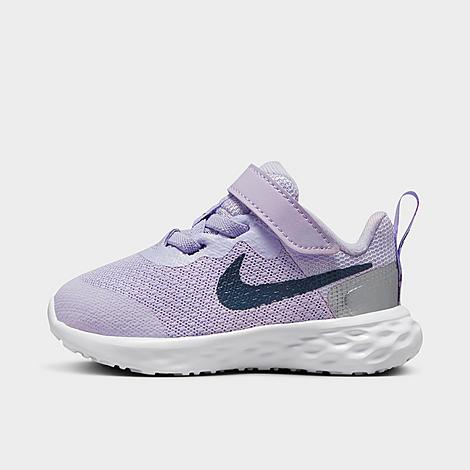 Nike Revolution 6 Baby/toddler Shoes In Violet Frost,metallic Silver,vivid Purple,thunder Blue