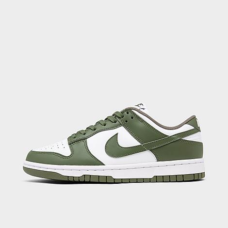 Nike Women's Dunk Low Retro Casual Shoes In White/medium Olive