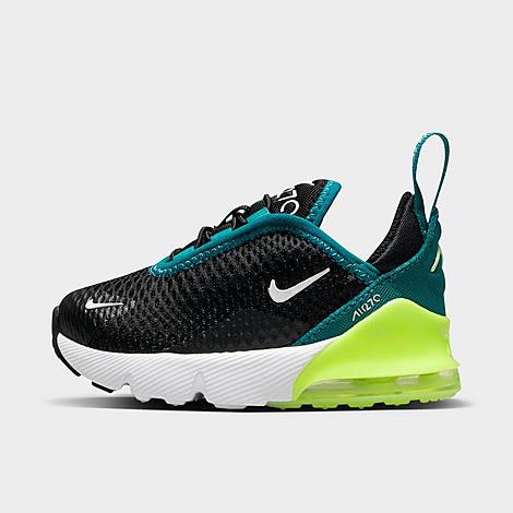 Nike Babies'  Kids' Toddler Air Max 270 Casual Shoes In Black/bright Spruce/barely Volt/white