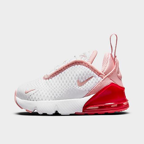 Nike Babies'  Kids' Toddler Air Max 270 Casual Shoes In White/pink Salt/pink Glaze