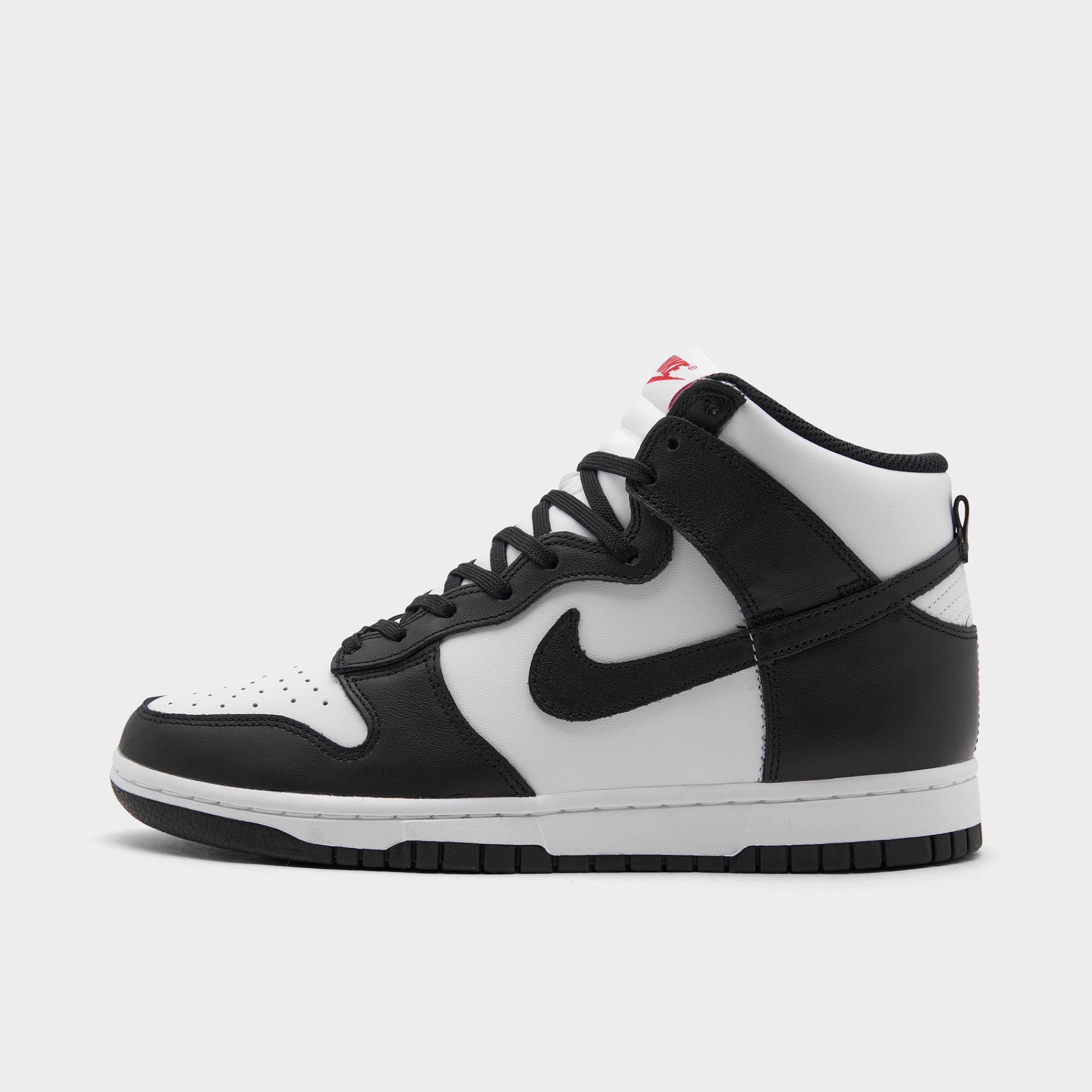 Nike Dunk High Basketball Shoe In White/black/university Red