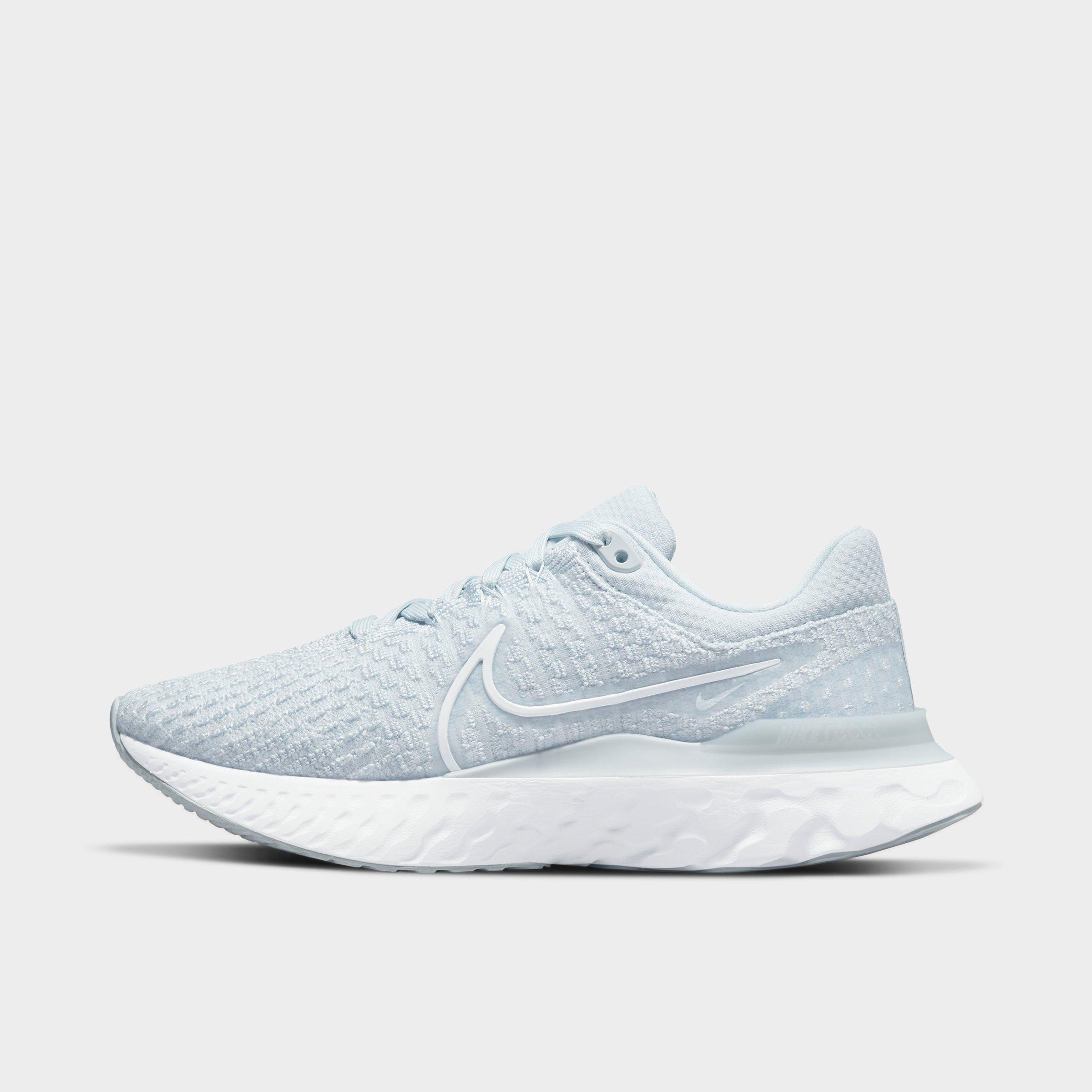 Nike Women's React Infinity 3 Road Running Shoes In Pure Platinum/white