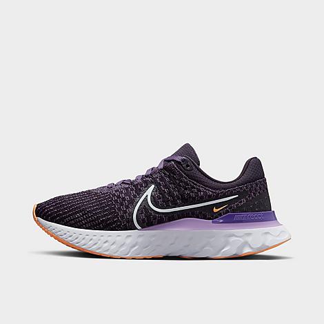 Nike Women's React Infinity 3 Running Shoes In Cave Purple/canyon Purple/white/white