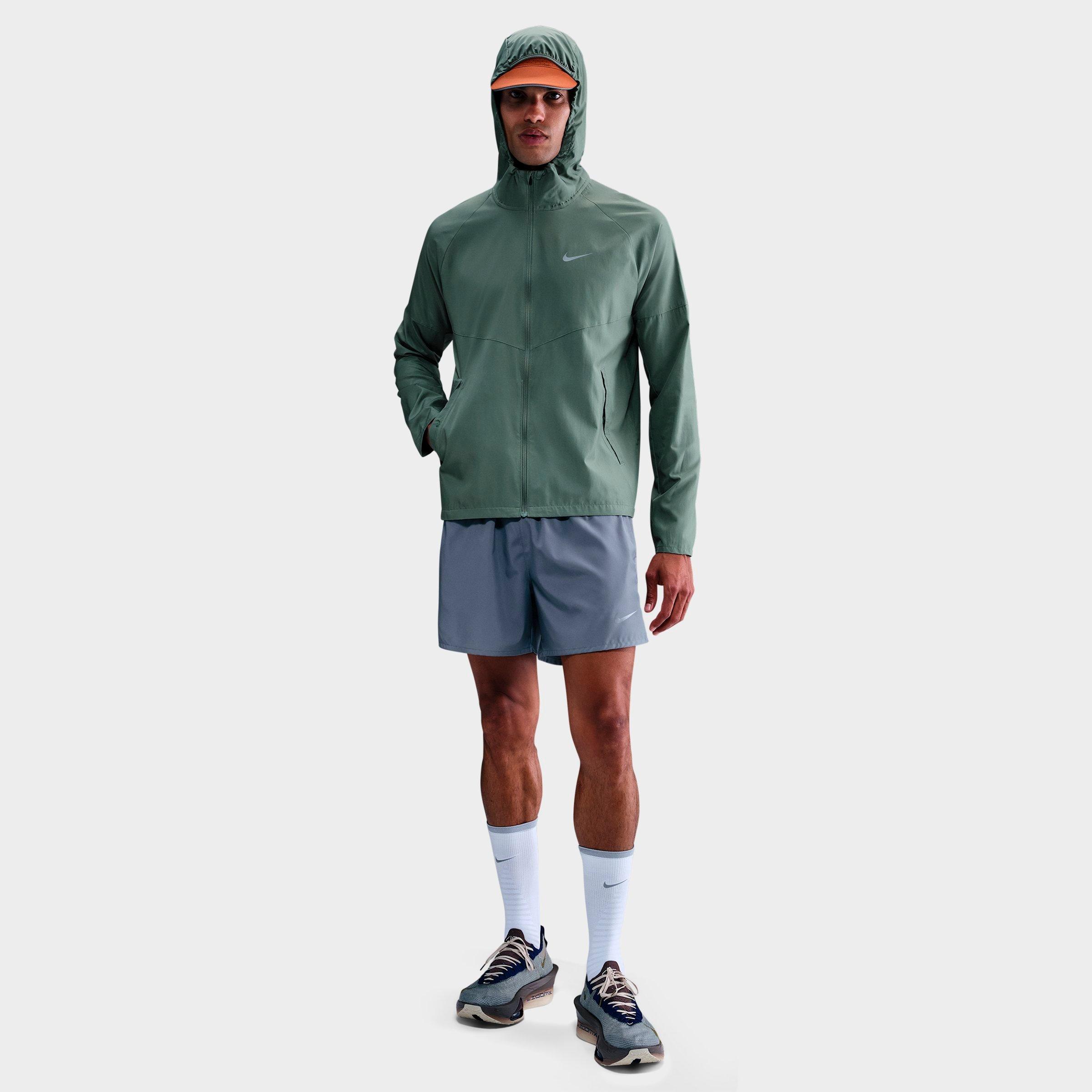 Nike Men's Repel Miler Running Jacket in Clay Green/Clay Green Size: XS