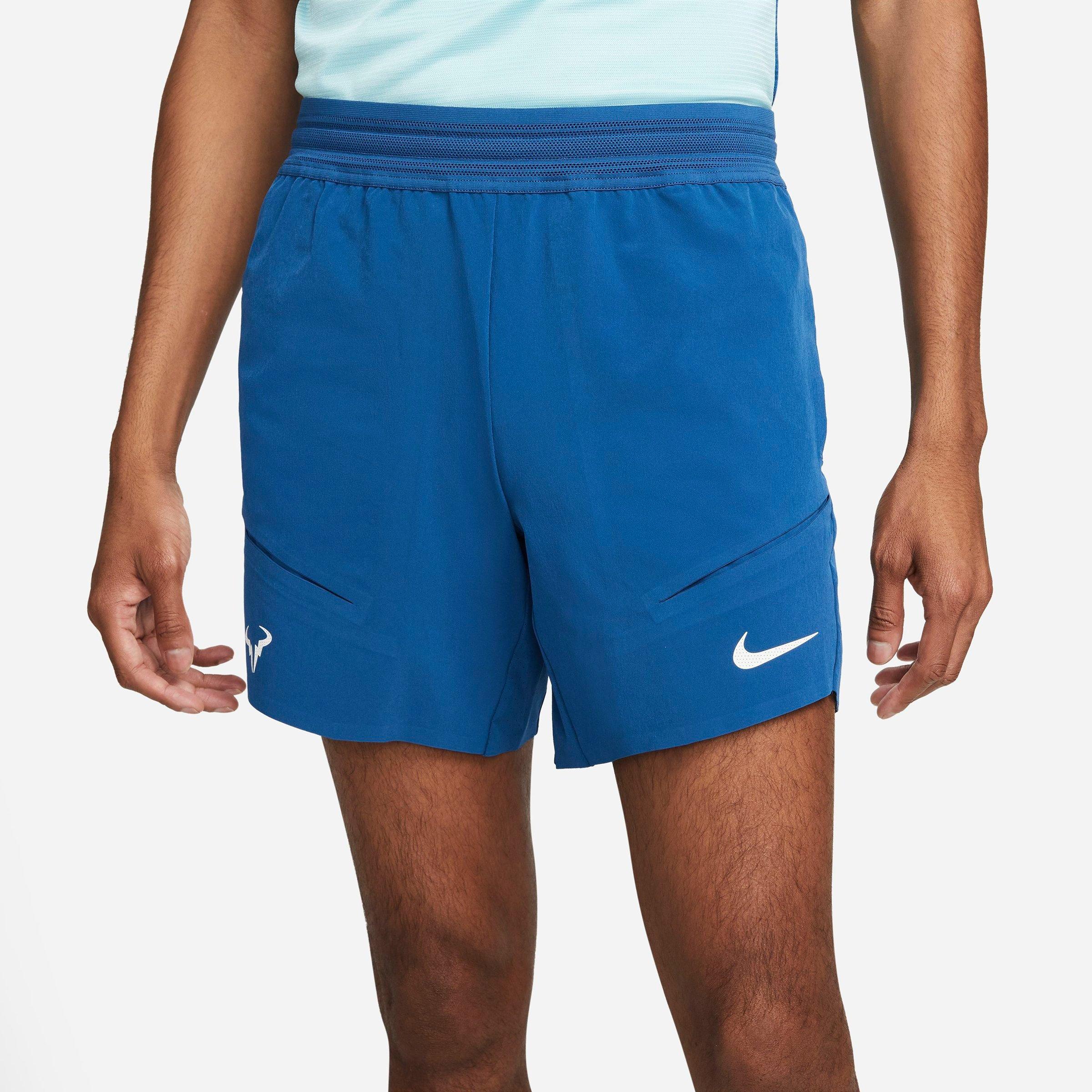 Nike Men's Court Dri-fit Adv Rafa Tennis Shorts In Court Blue/copa/white
