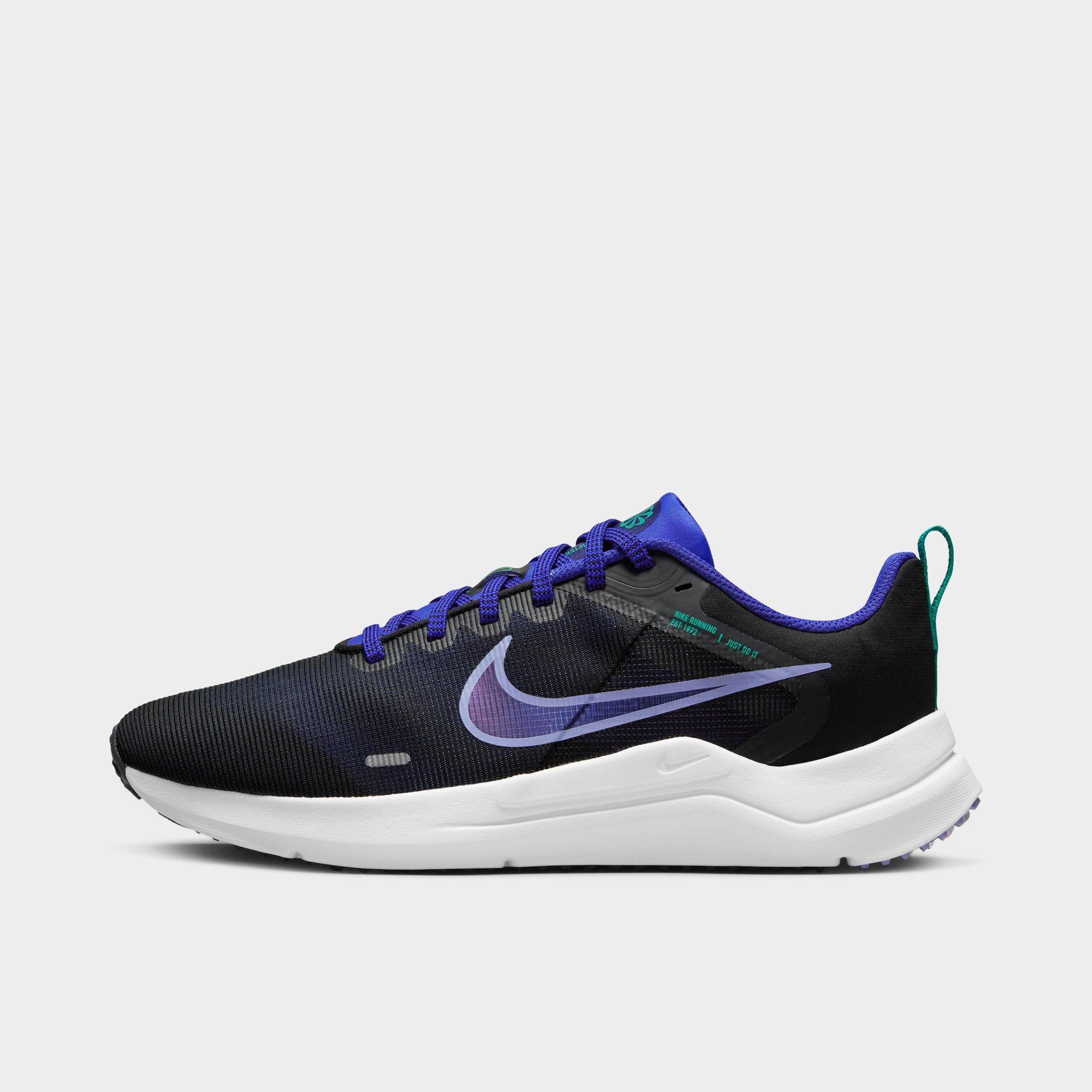 Nike Women's Downshifter 12 Training Shoes In Black/light Thistle/lapis/white/neptune Green