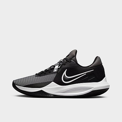Shop Nike Men's Precision 6 Basketball Shoes In Black/white/iron Grey/white
