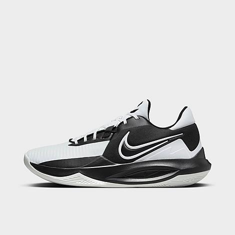 Nike Men's Precision 6 Basketball Shoes In Black/white/black