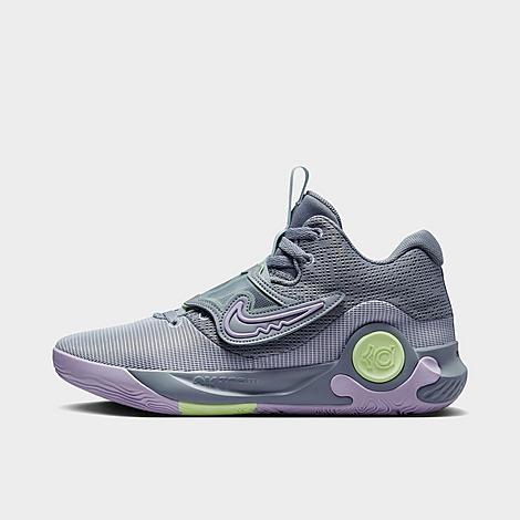 Nike Men's Kd Trey 5 X Basketball Shoes In Particle Grey/football Grey/lilac/violet Frost/barely Volt